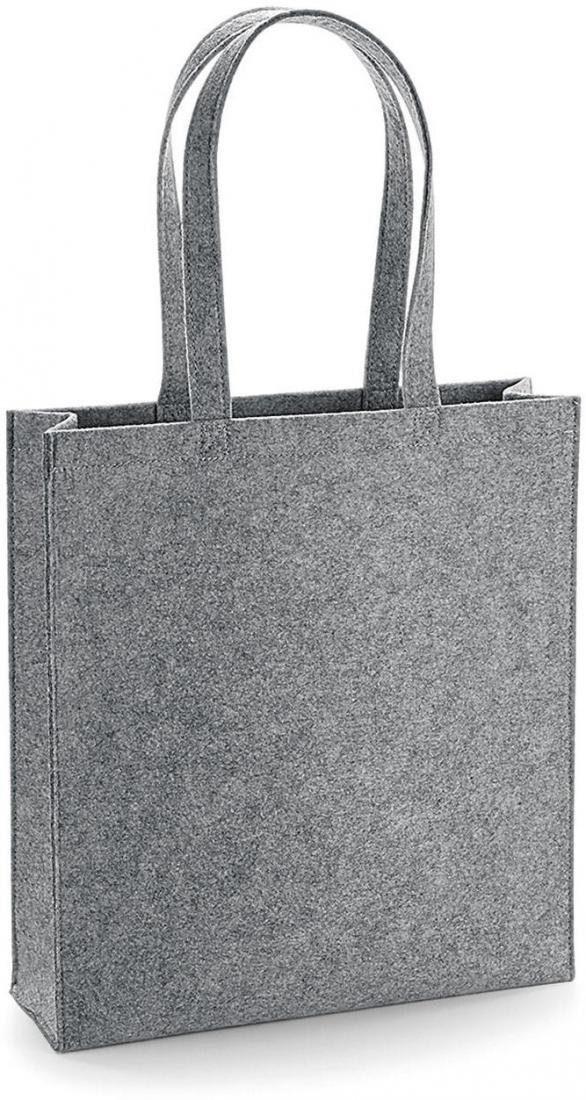 BagBase Umhängetasche Felt Tote Bag 37 x 41 x 11,5 cm