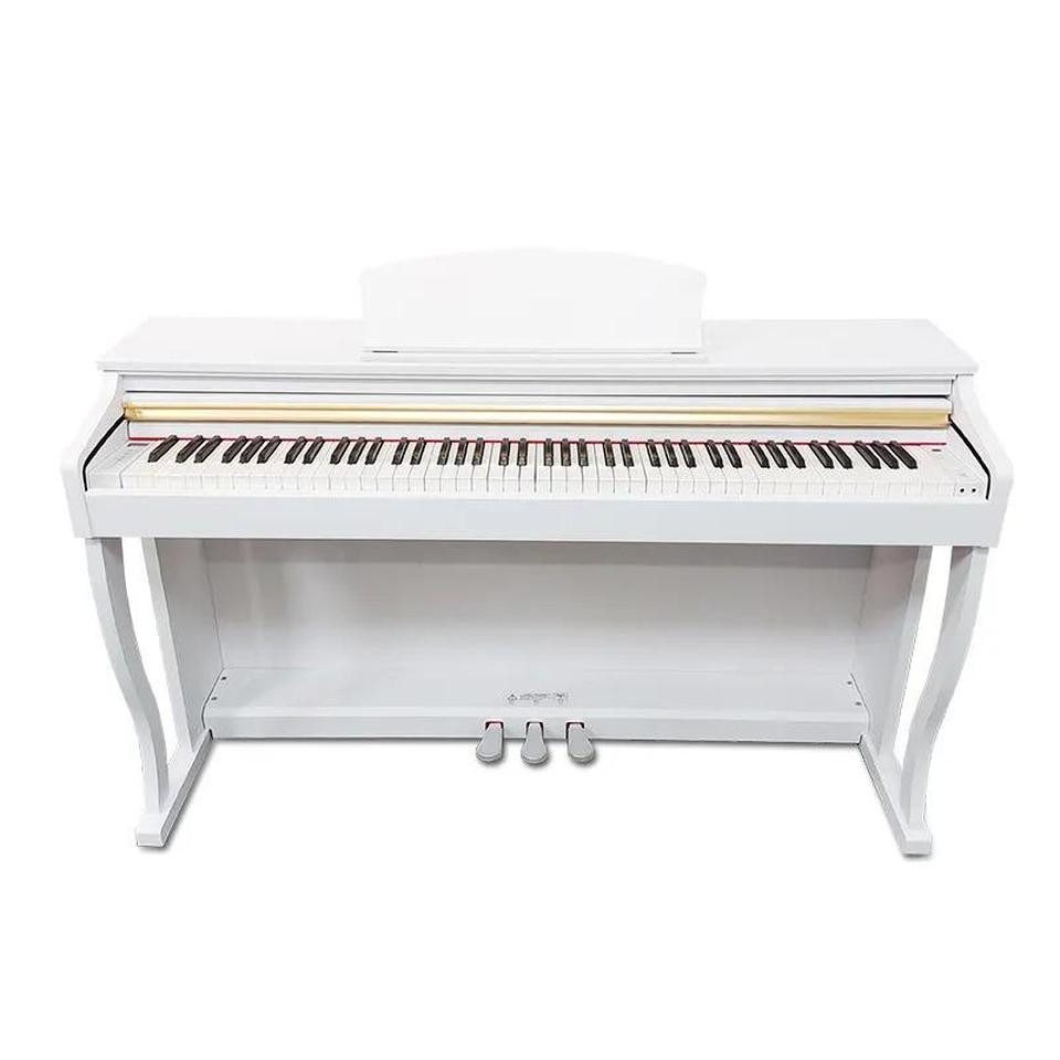 JVmoebel Digitalpiano Weißes Piano Digitalpiano Stage Klavier Hochglanz Heimklavier (Maße Digitale Klaviere), Made in Europe