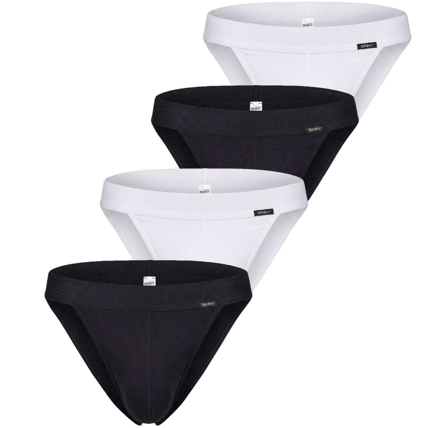 2 x weiß / 2 x schwarz