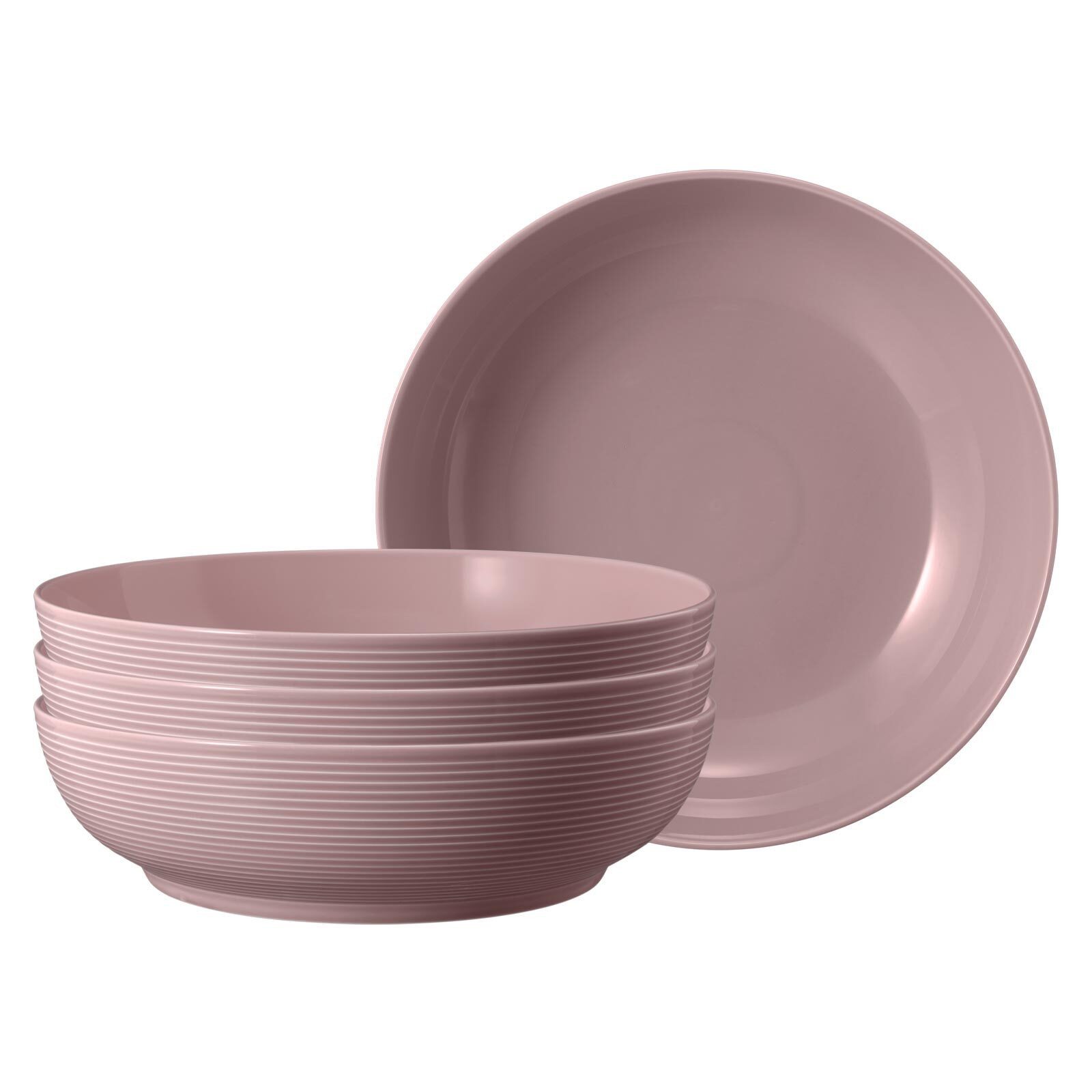 Seltmann Weiden Schale Beat Color Glaze Foodbowls ø 25,5 cm 4er Set, Porzellan, (4x Schale, 4-tlg)