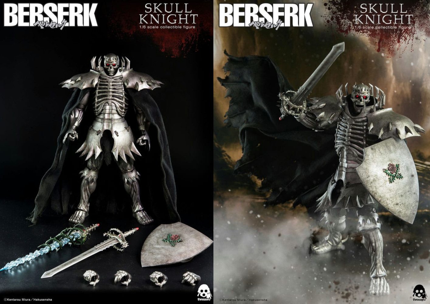 ThreeZero Actionfigur Berserk 1/6 Skull Knight 36 cm Actionfigur Exclusive Version
