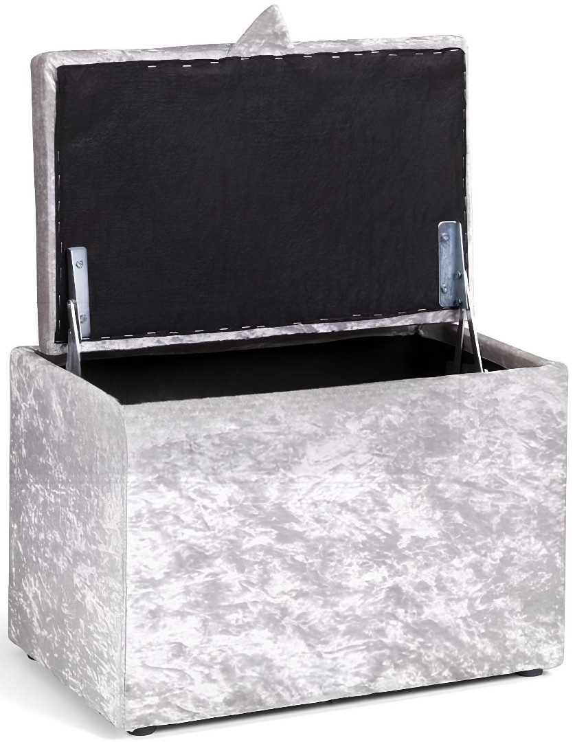 JVmoebel Truhe Edler Pouf Fußhocker mit hochwertiger Polsterung und Stauraum (Ot