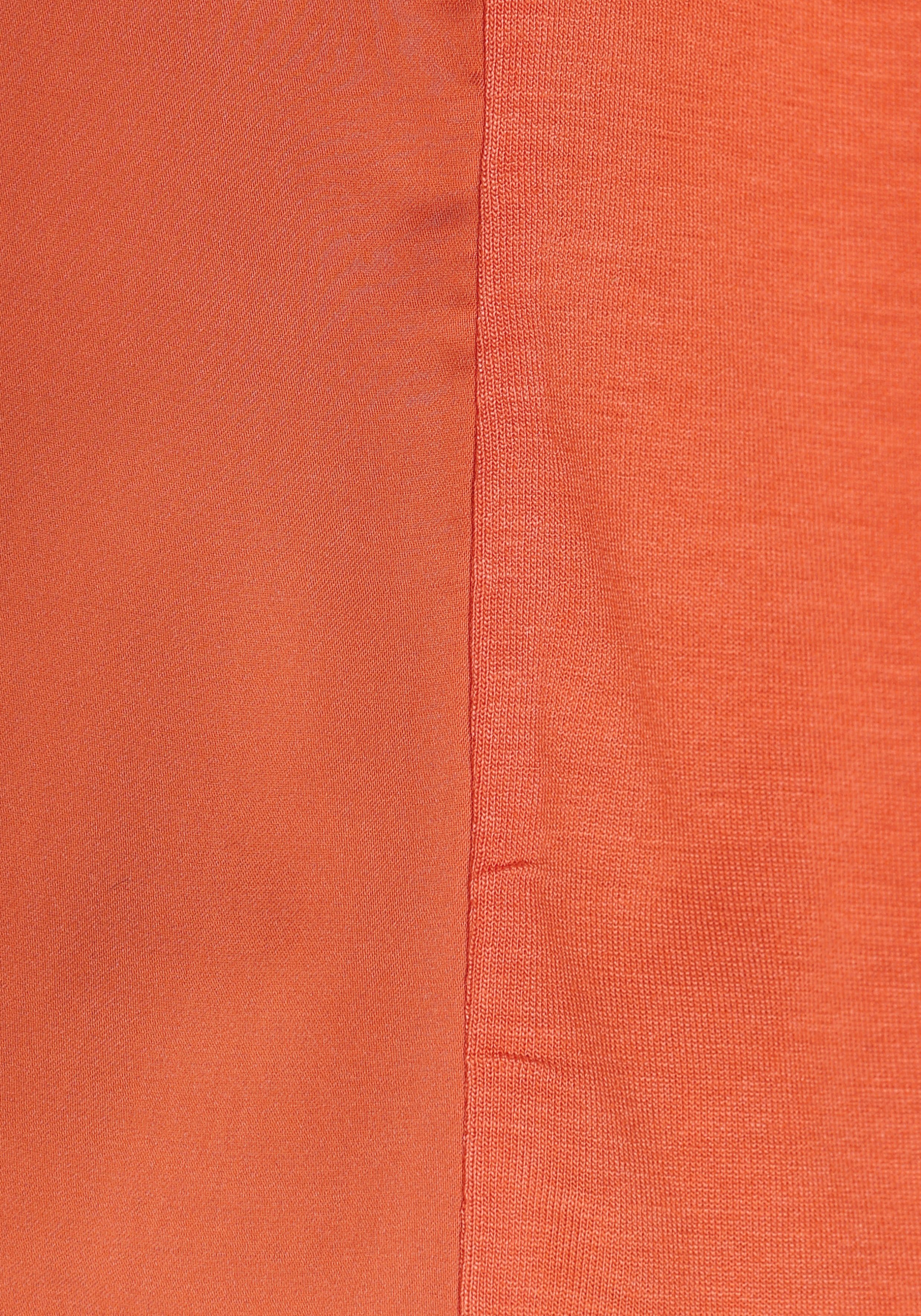 Shirtbluse und Jersey NEUE orangerot Scott - Satin KOLLEKTION aus Laura