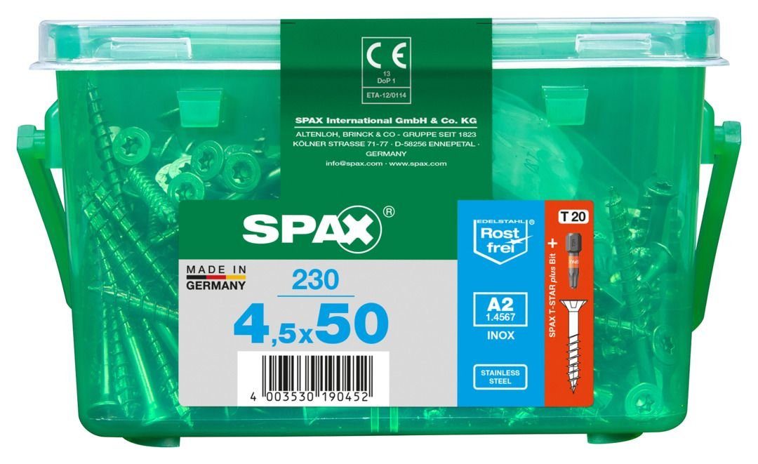 SPAX Holzbauschraube Spax Universalschrauben 4.5 x 50 mm TX 20 - 230