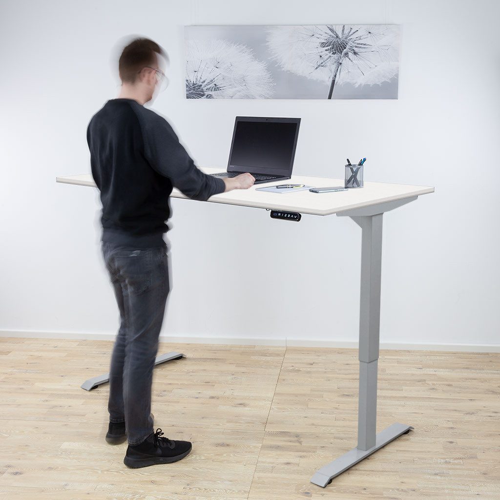 Schaff Schreibtisch elektrisch Premium höhenverstellbar ergonomisch 3 individuelle Höhe