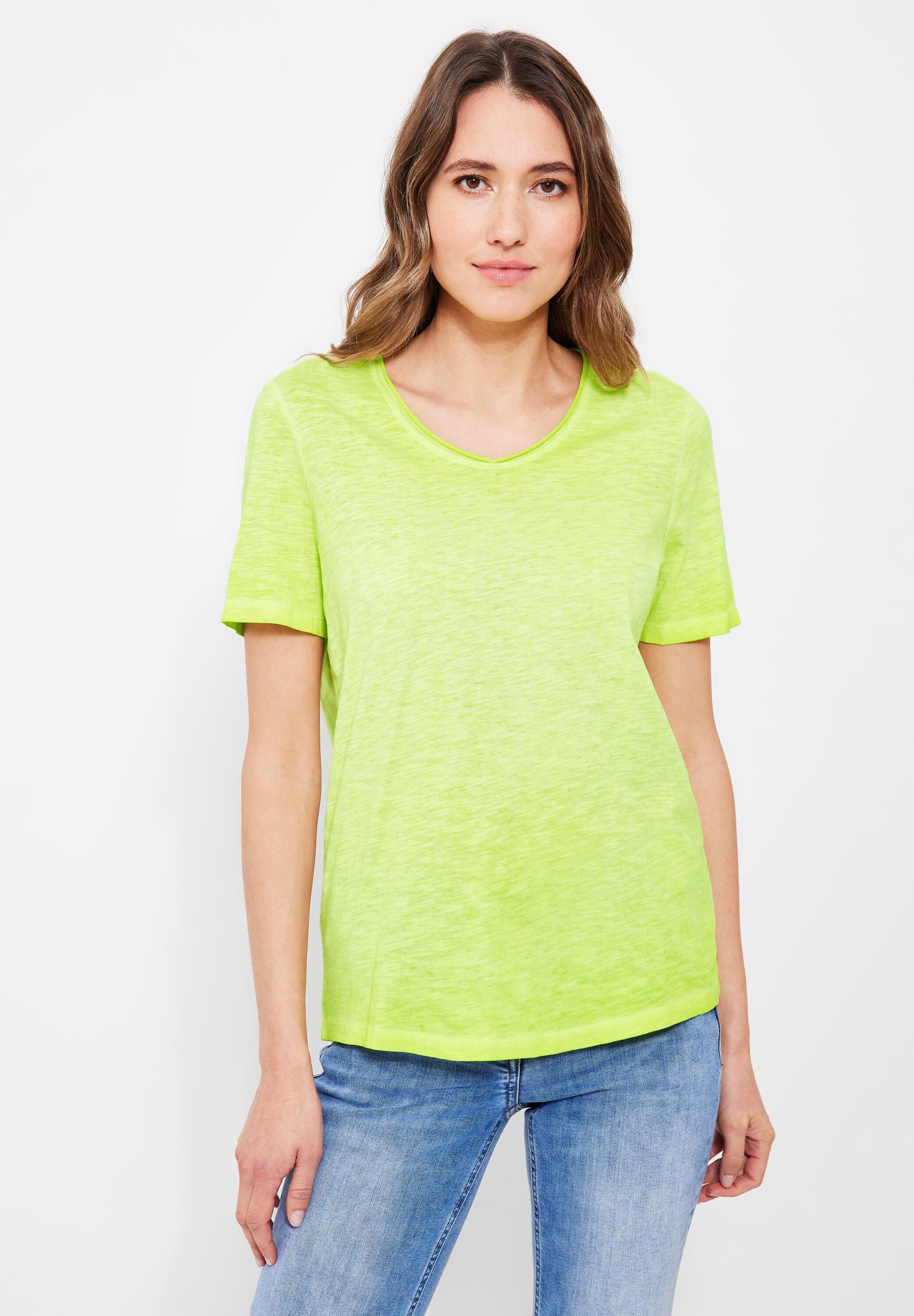 Cecil T-Shirt 14749 limelight