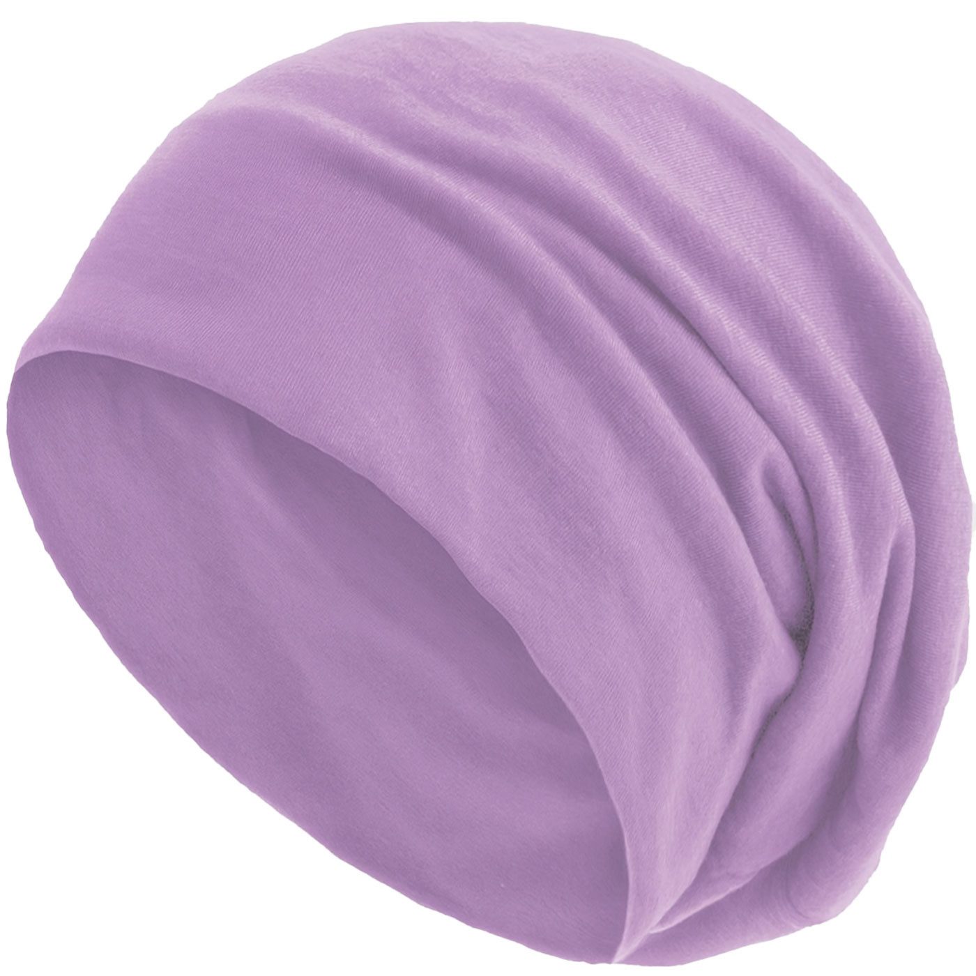 style3 Beanie (1-St) Mütze Damen Herren Haube Sommer Herbst XXL Chemo Schlafmütze Cap
