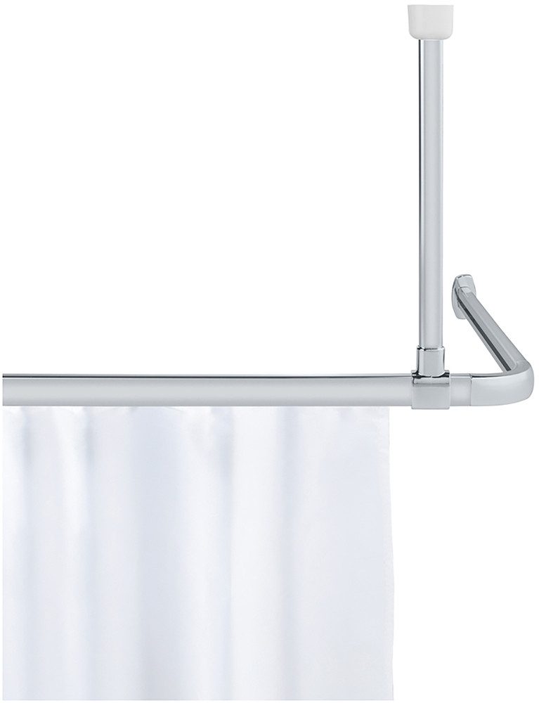 WENKO Duschstangen-Deckenhalter Modell Era, Deckenstütze aus Aluminium für günstig online kaufen
