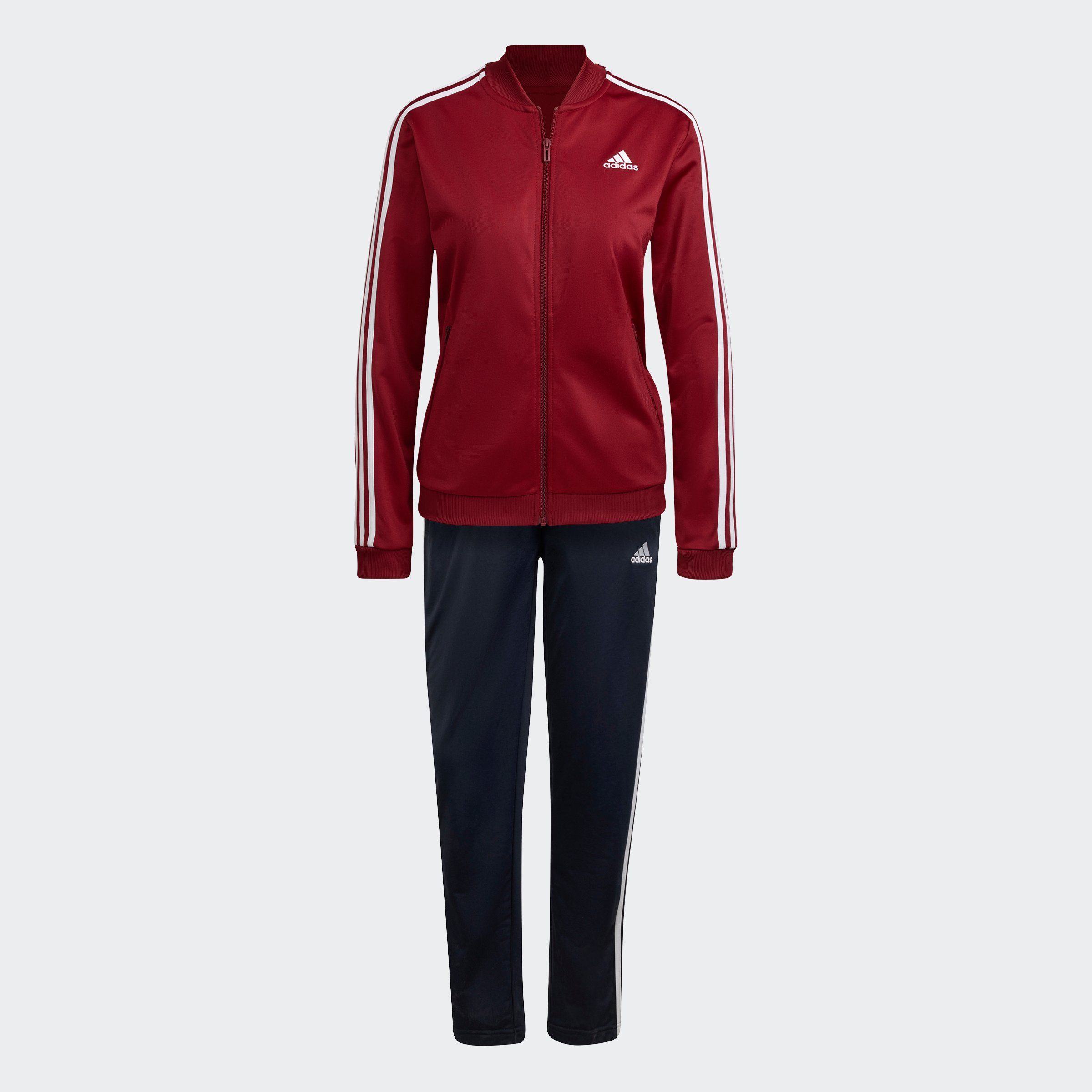LEGINK/CBURGU ESSENTIALS Trainingsanzug Sportswear adidas 3-STREIFEN (2-tlg)