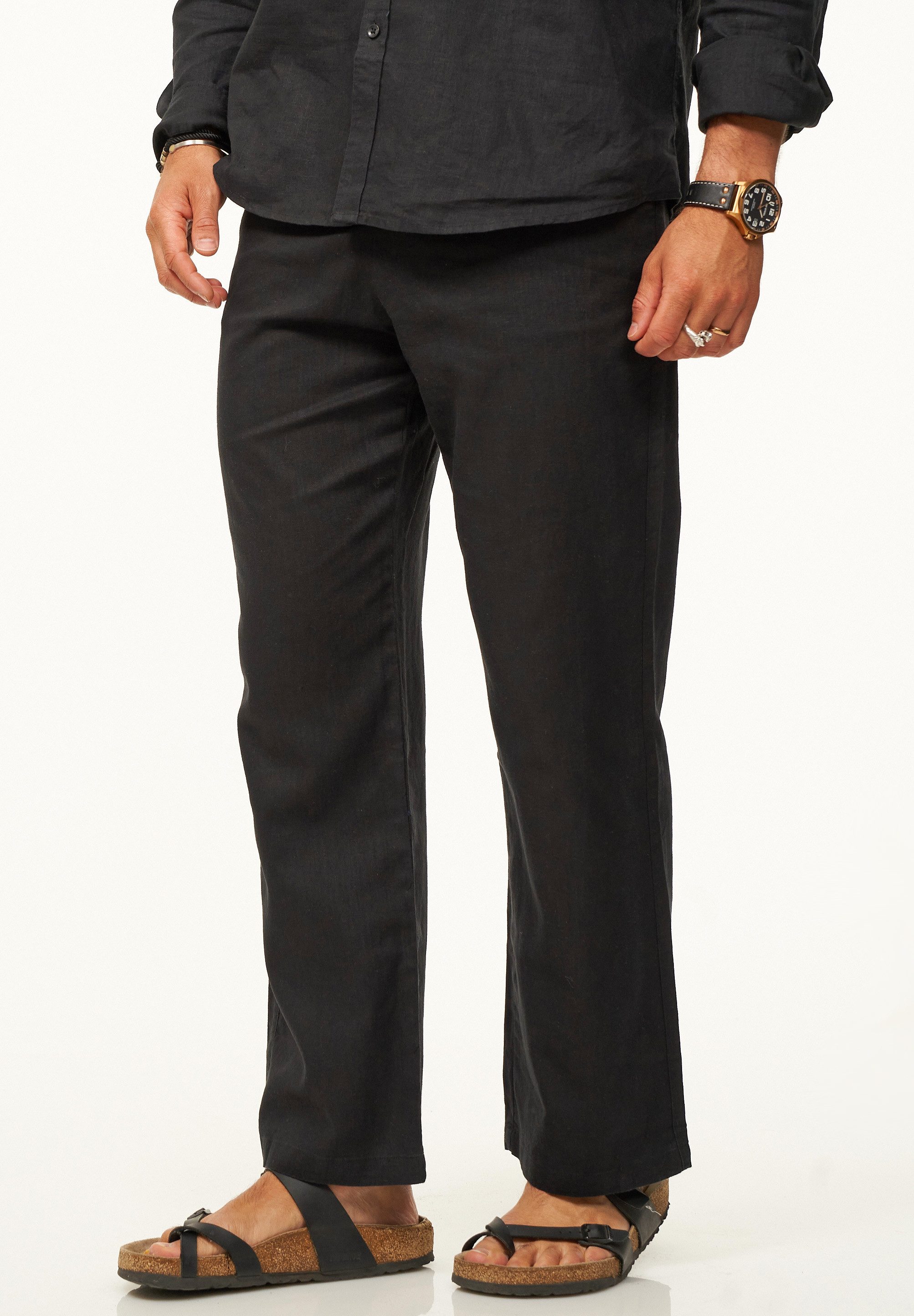 DAILY COTTON Leinenhose für Herren aus 100% Leinen luftige Sommerhose Leich günstig online kaufen