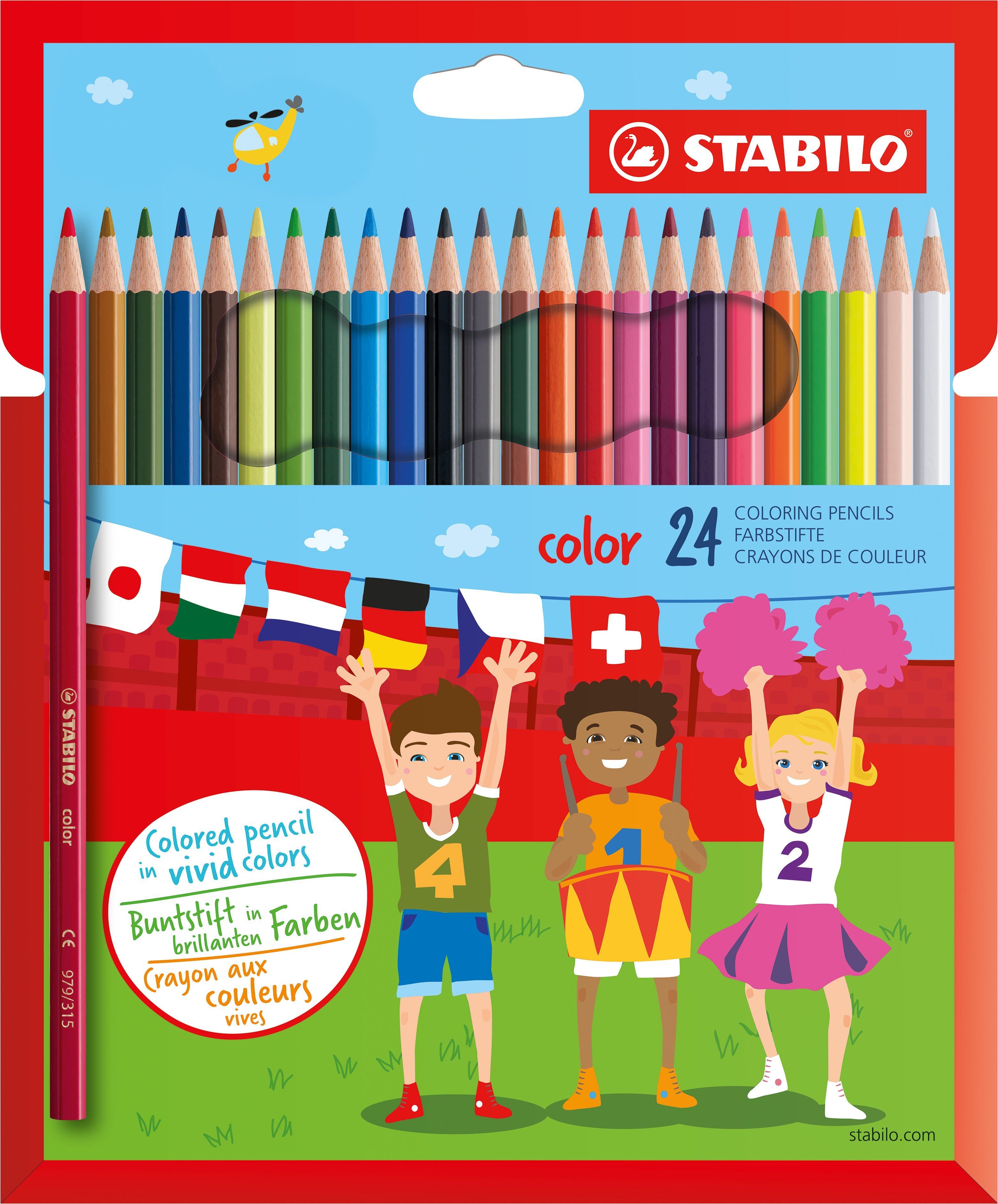 STABILO Buntstift STABILO Bunstsifte color 24er Set