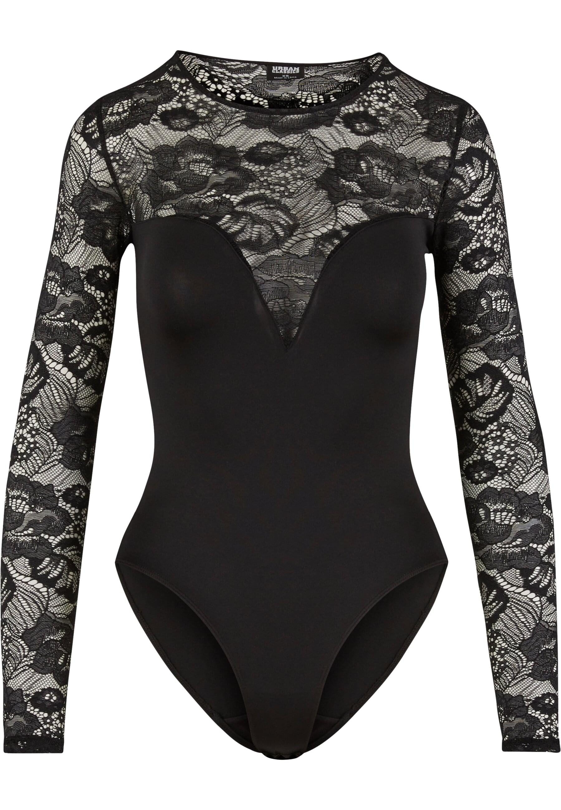 Body Urban Classics Ladies Round Neck Lace Body