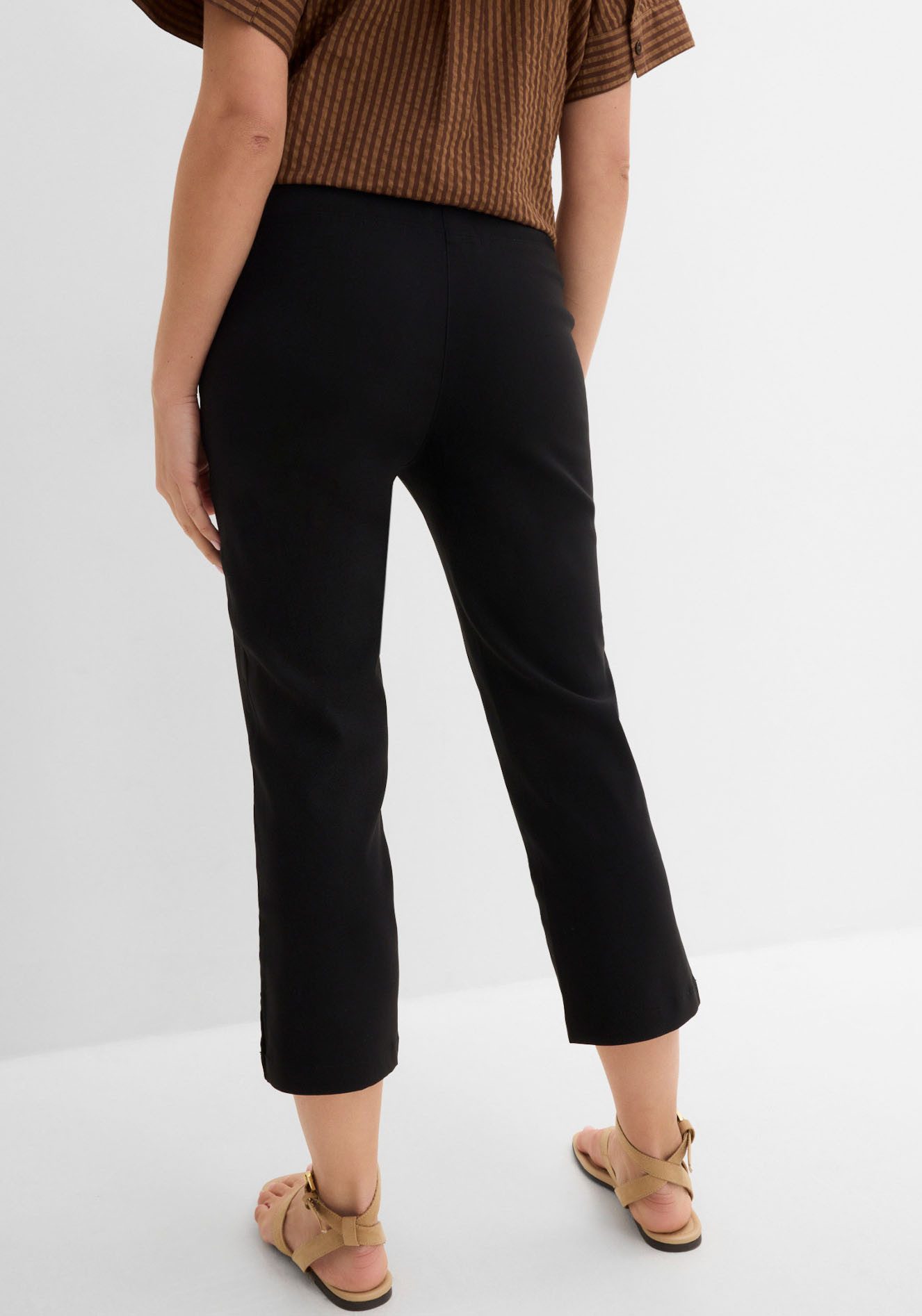 bonprix 7/8-Hose mit Elasthan-Anteil, Regular Fit, mit Bequembund