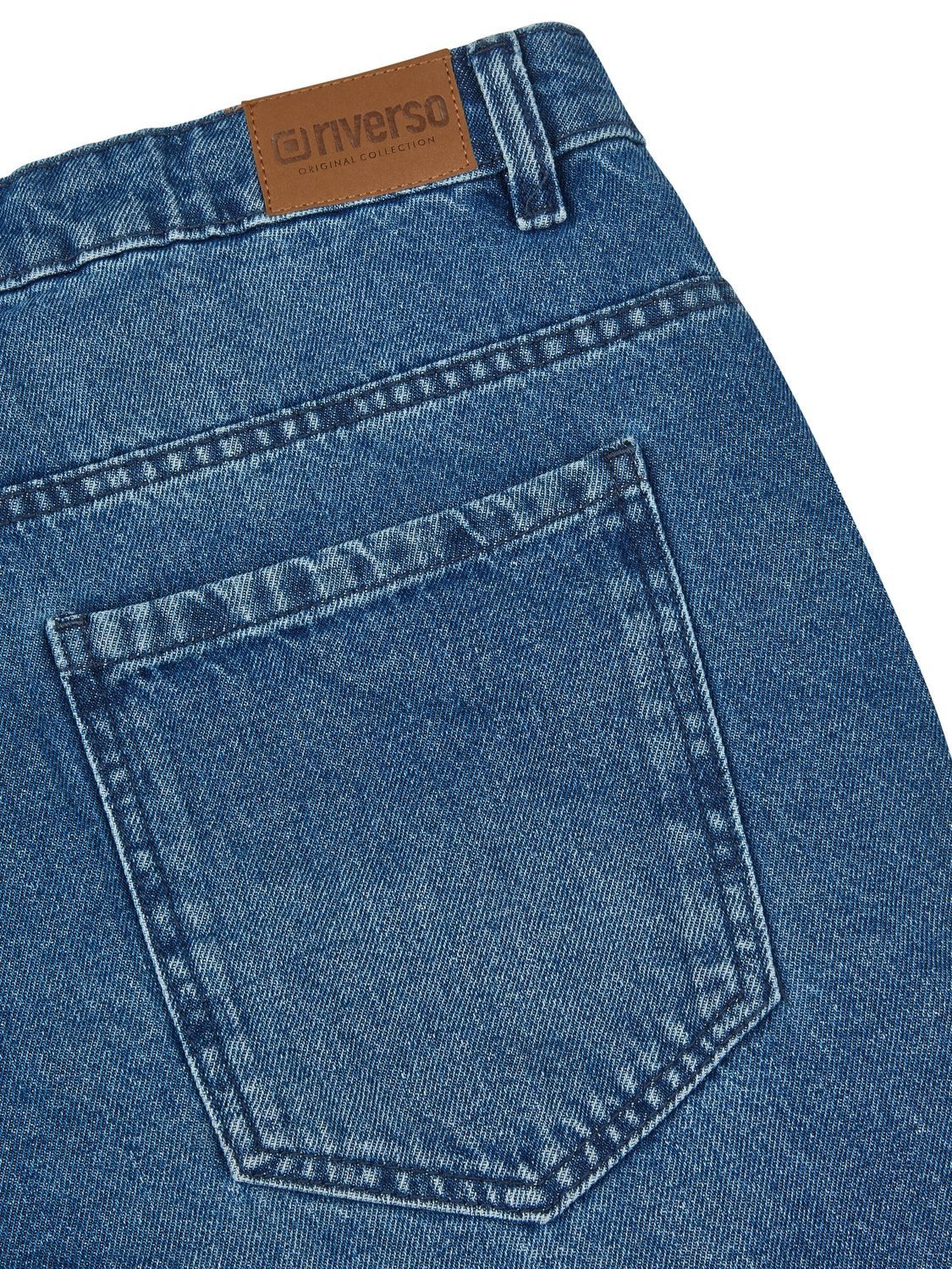 riverso Jeansshorts Herren Shorts RIVAshton Loose Fit Bermudashorts aus 100% Baumwolle – Bild 4 von 4