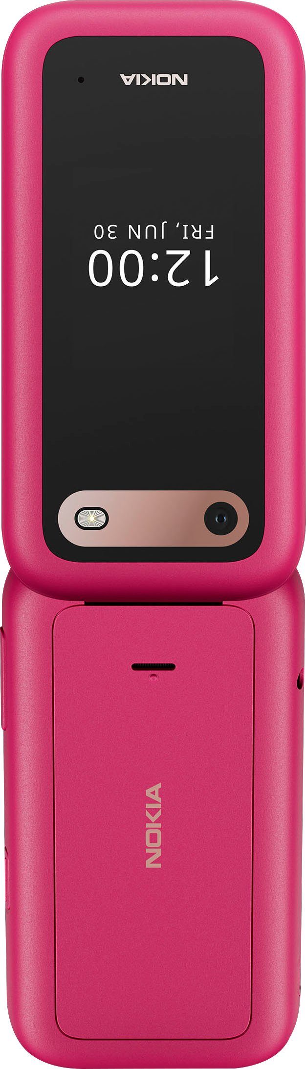 Nokia 2660 Flip Klapphandy (7,11 GB rosa MP Zoll, 0,13 Speicherplatz, Kamera) 0,3 cm/2,8