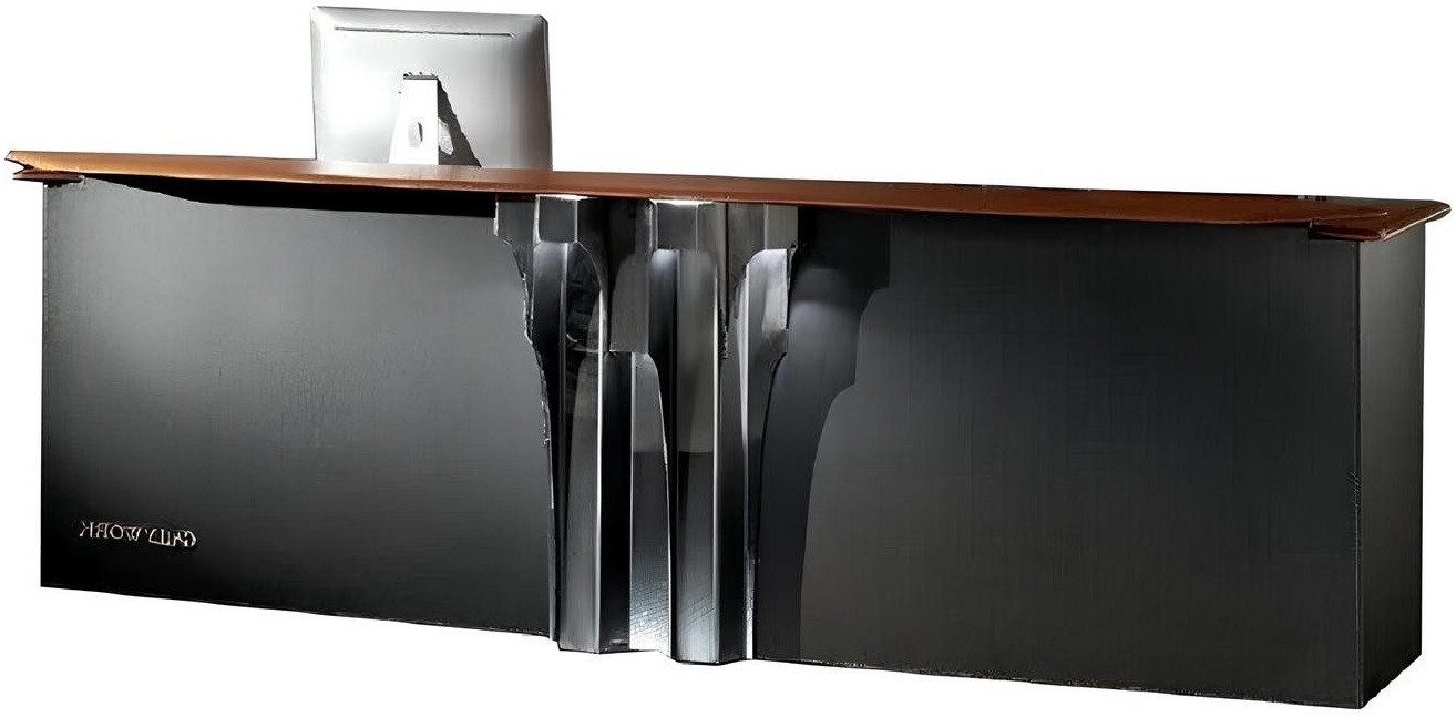 Xlmoebel Empfangstheke Moderne Empfangstheke aus hochwertigem Material in elegantem Design (Empfangstisch), Hergestellt in Europa