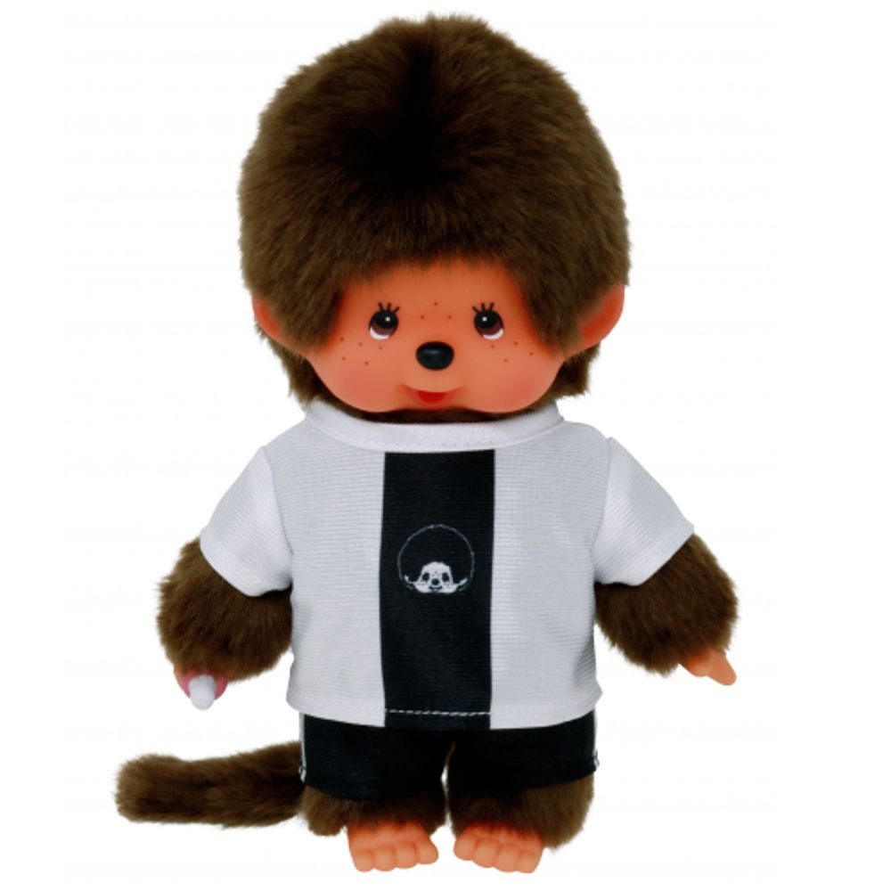 Monchhichi Plüschfigur Junge im Fußball-Trikot 20 cm Monchhichi Puppe EM-Fu günstig online kaufen