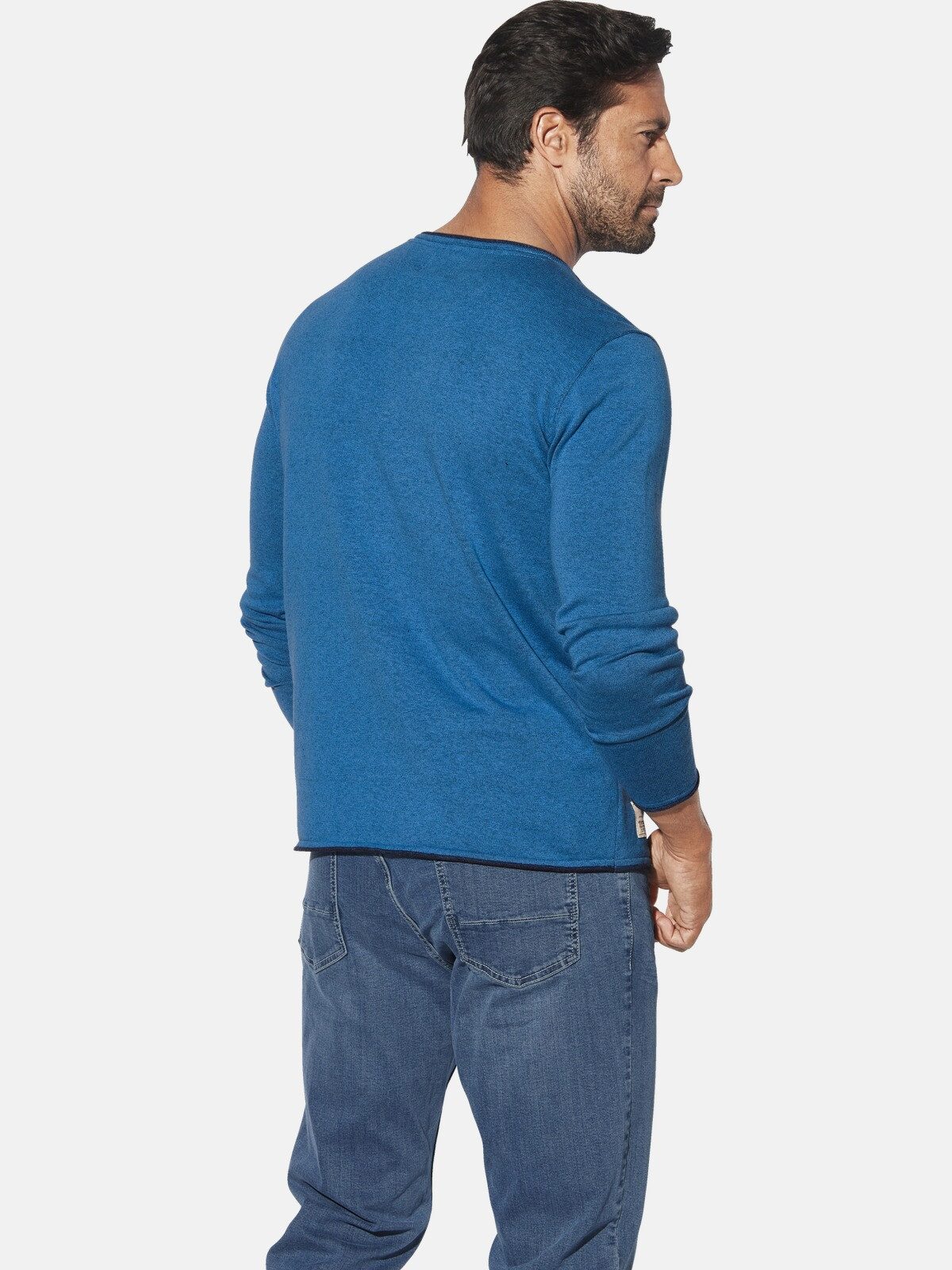 Jan Vanderstorm Strickpullover AKSELBERG mit Knopfleiste günstig online kaufen