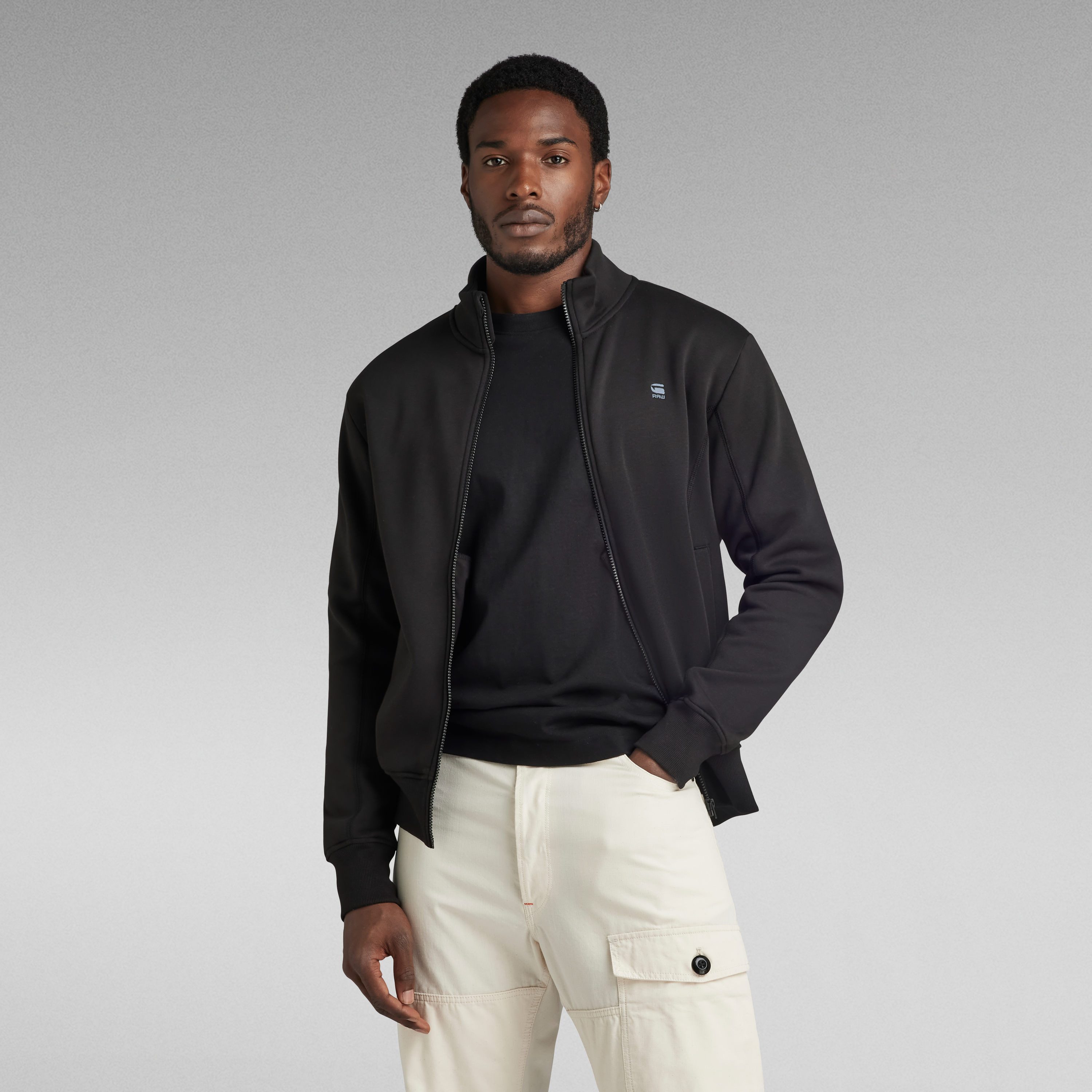 G-STAR Sweatjacke mit Logostickerei auf der Brust günstig online kaufen