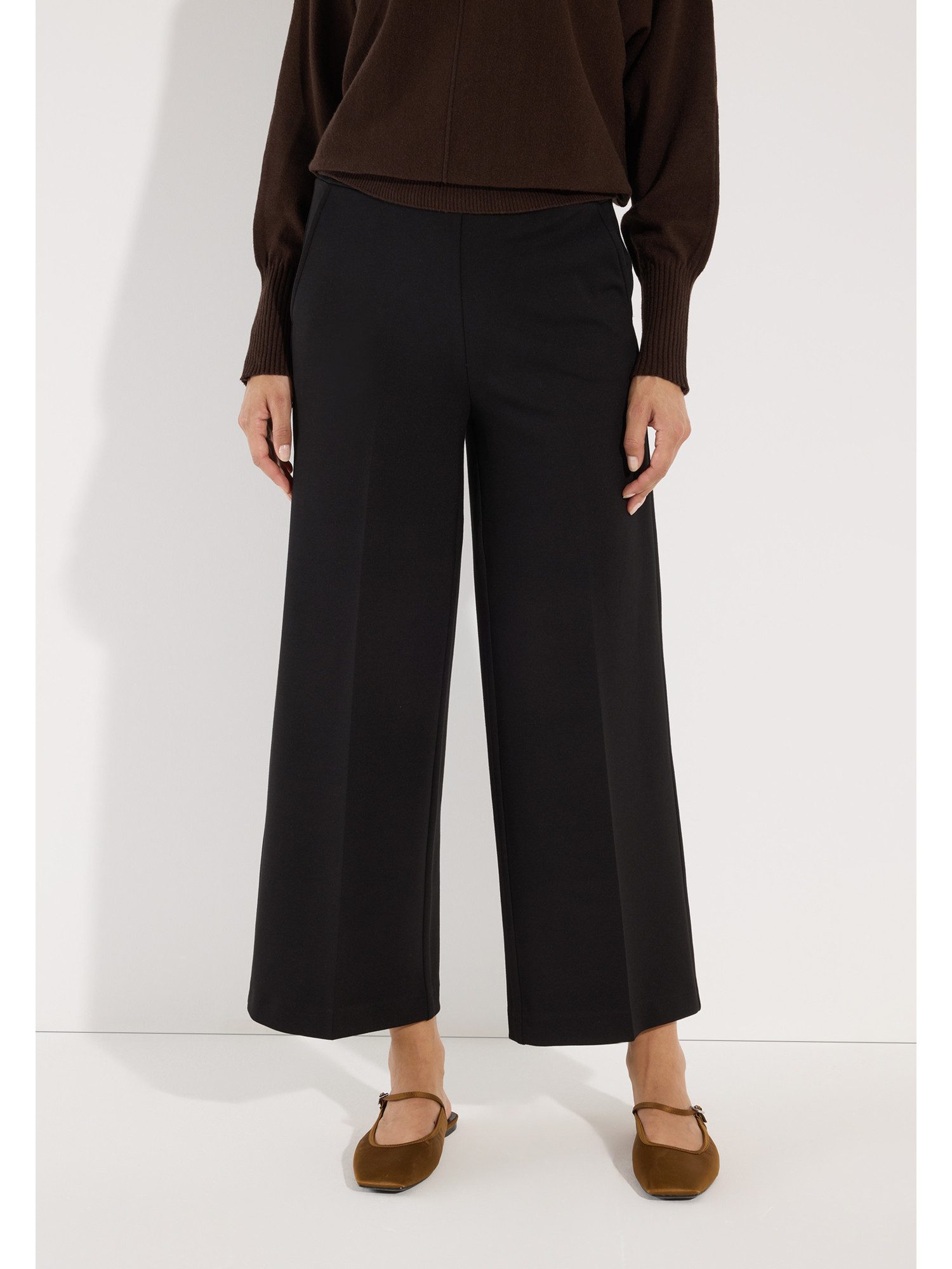 Culotte bequeme, verkürzte Jerseyhose