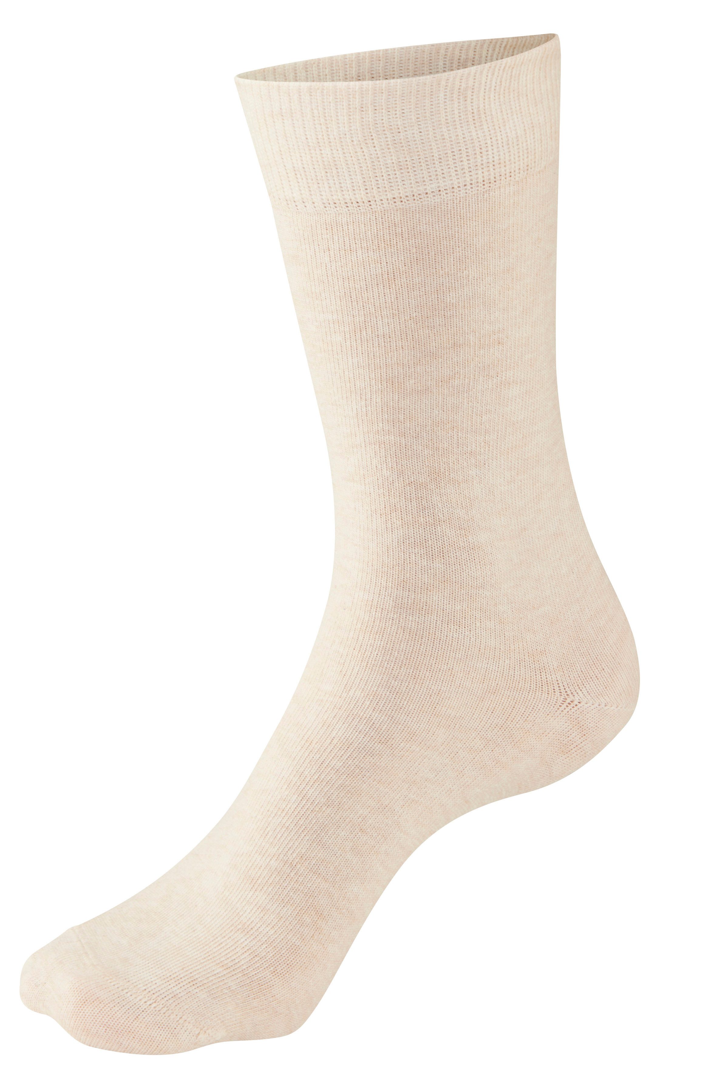 H.I.S Freizeitsocken (Packung, 10-Paar) mit weichen Rippbündchen