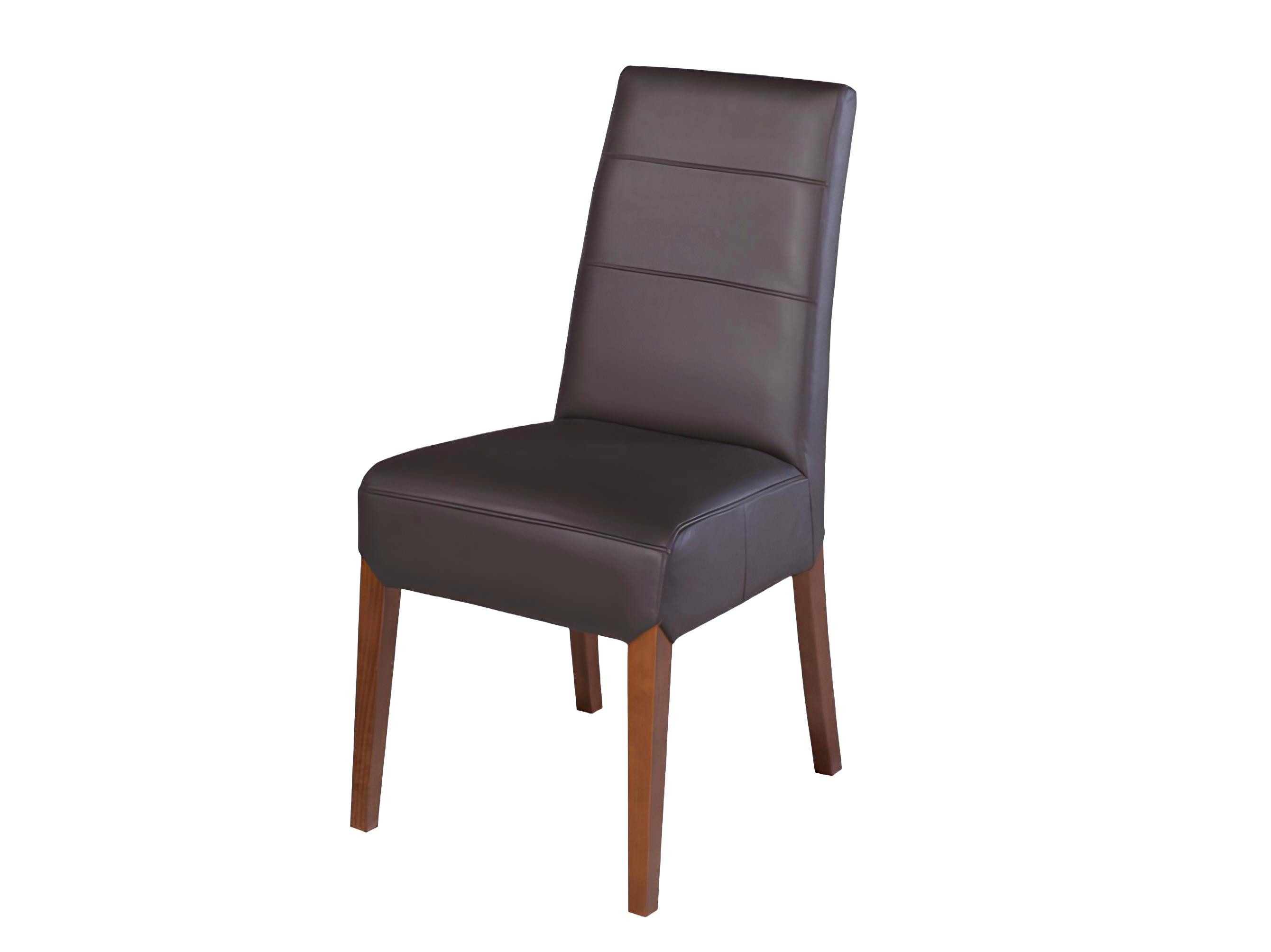 Xlmoebel Esszimmerstuhl Massivholzstuhl mit Lederbezug Designer-Esszimmerstuhl, Hergestellt in Europa