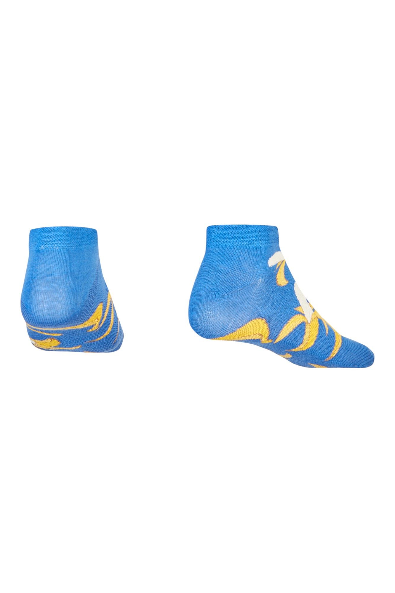 AbgeStrumpft Sneakersocken AbgeStrumpft Bananen Sneaker (1 Paar, 1-Paar, 1 Paar) lustiges Design