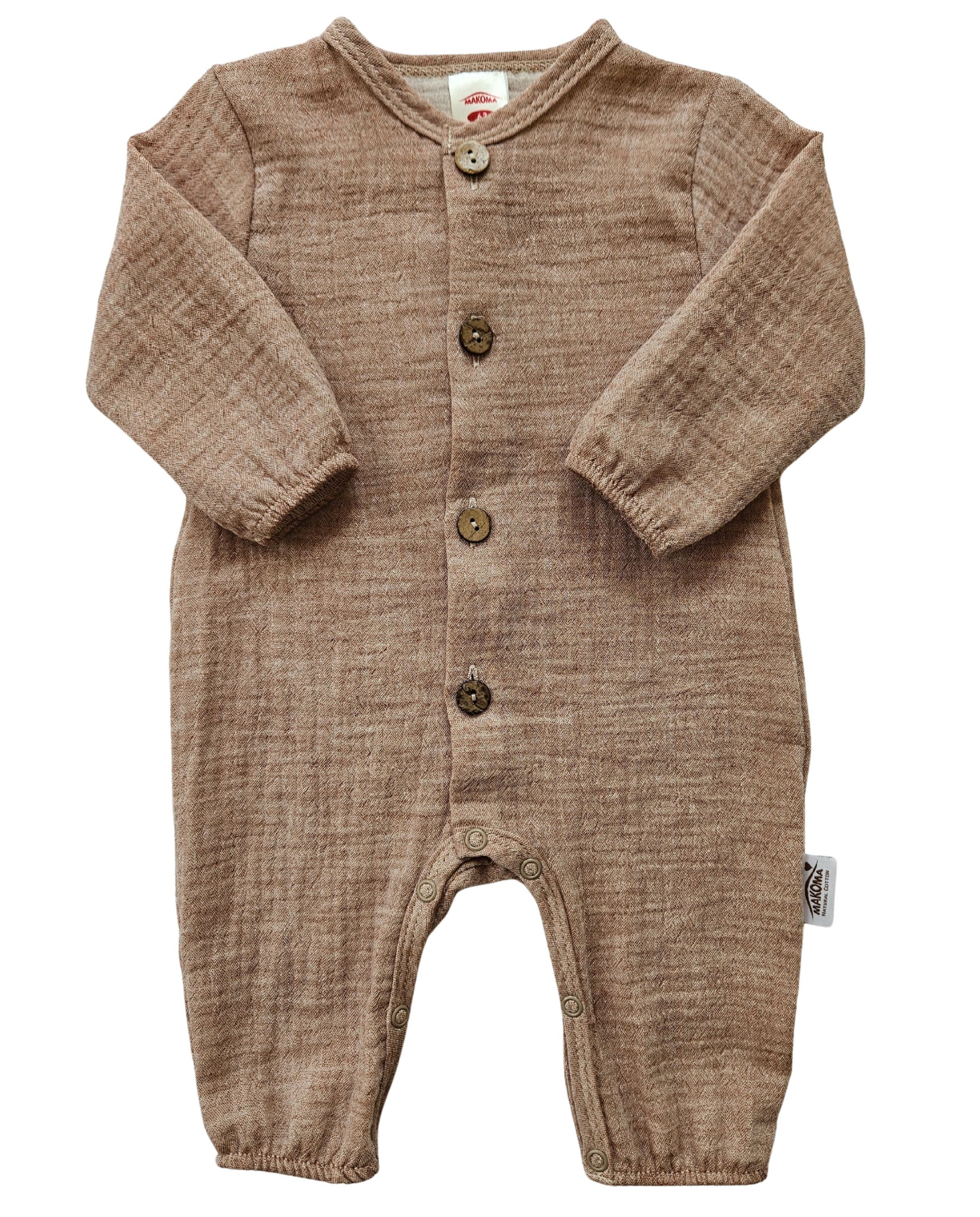 Strampler Makoma Baby Strampler Musselin Neutral Jungen & Mädchen
