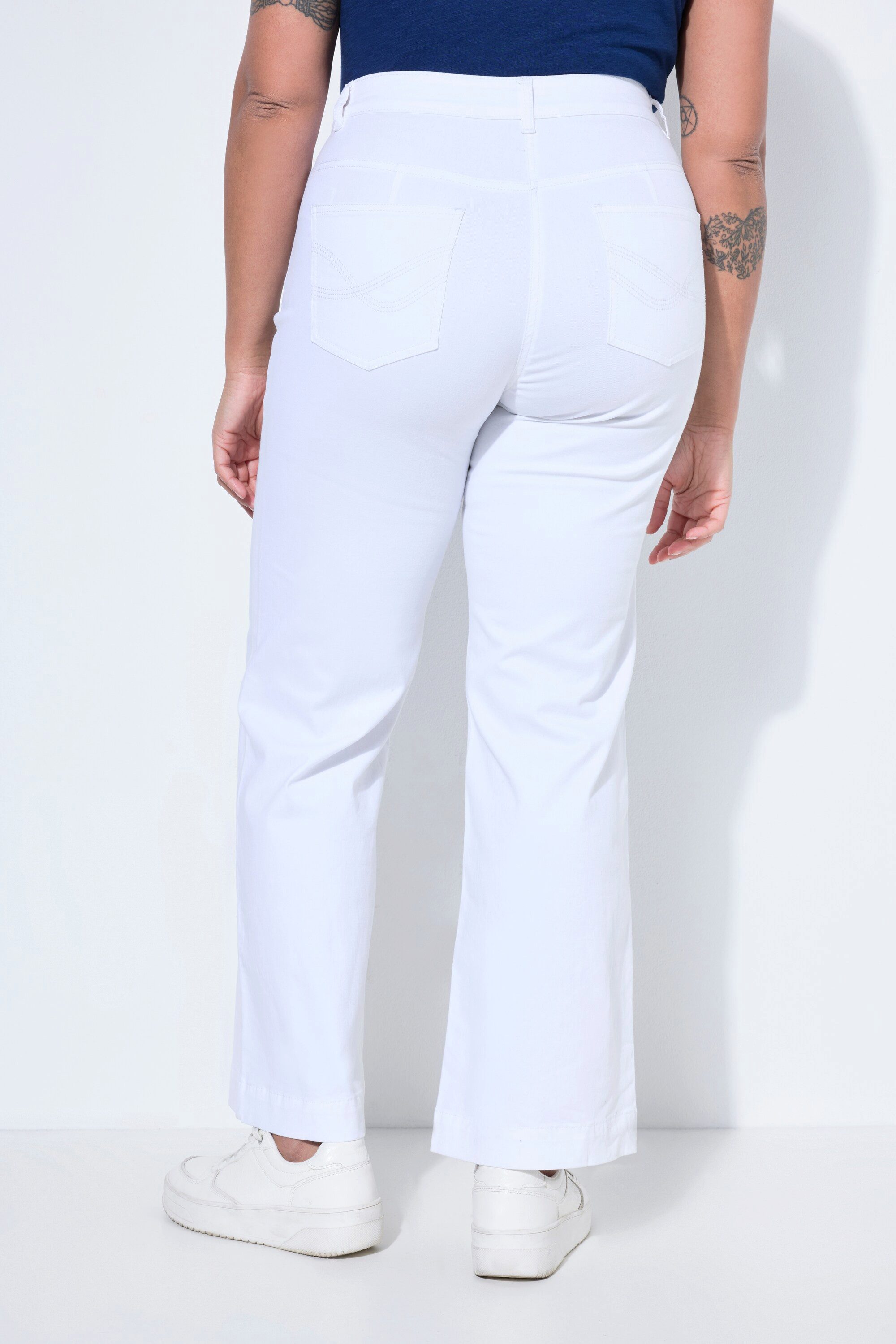 Angel of Style 5-Pocket-Jeans Jeans Nora weit und gerade Stretchkomfort 4-Pocket