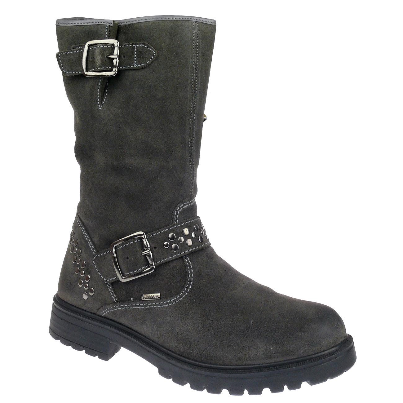 Primigi Primigi Mädchen Lederstiefel Gore-Tex grau EUR 33 Stiefel