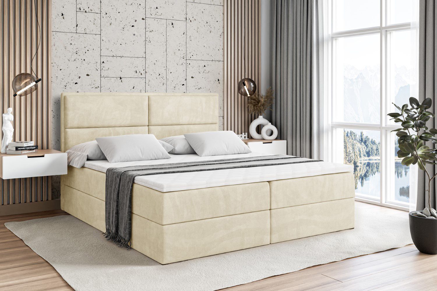 ALTDECOR Boxbett AURA (Multipocket-Matratze H4, H3 günstig online kaufen
