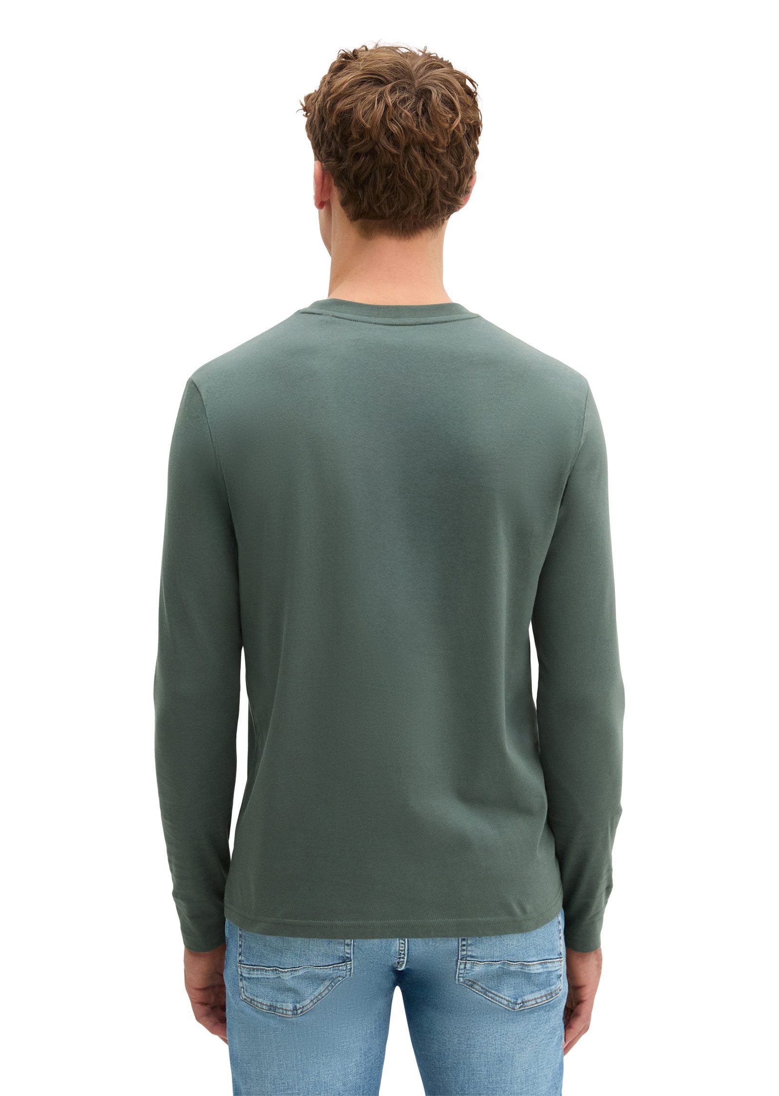 Marc O'Polo Langarmshirt aus reiner Bio-Baumwolle