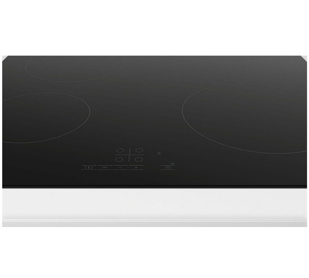 BOSCH Elektro-Herd-Set Bosch Autark Herdset Einbaubackofen + Glaskeramik Kochfeld NEU&OVP, mit 1-fach-Teleskopauszug, Katalyse- Ruckwand