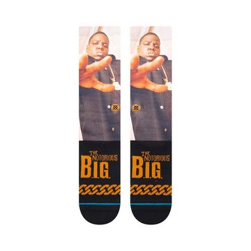 Stance Freizeitsocken The King Of NY - black (1 Paar) Stance x The Notorious B.I.G.