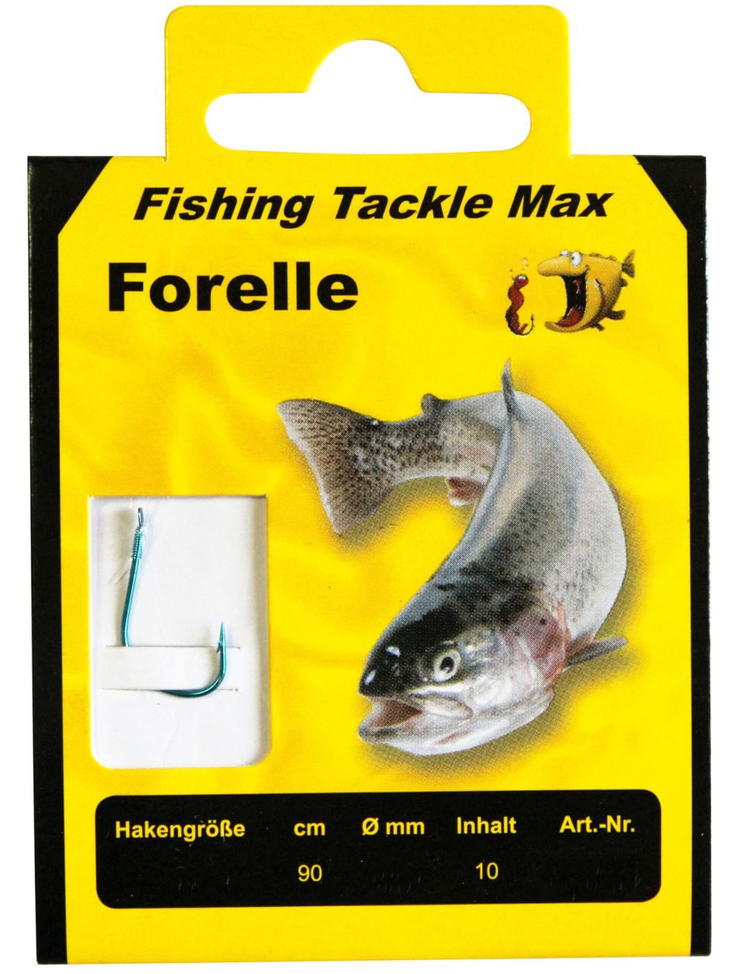 Forellenhaken FTM Haken gebunden Forelle 90cm - 10 Forellenhaken