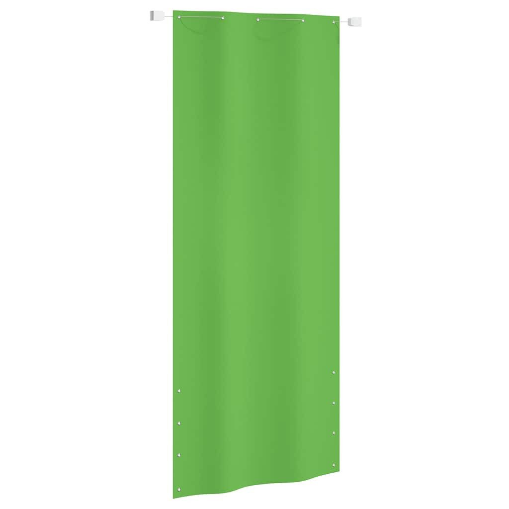 vidaXL Balkonsichtschutz Balkon-Sichtschutz Hellgrün 100x240 cm Oxford-Gewebe (1-St)