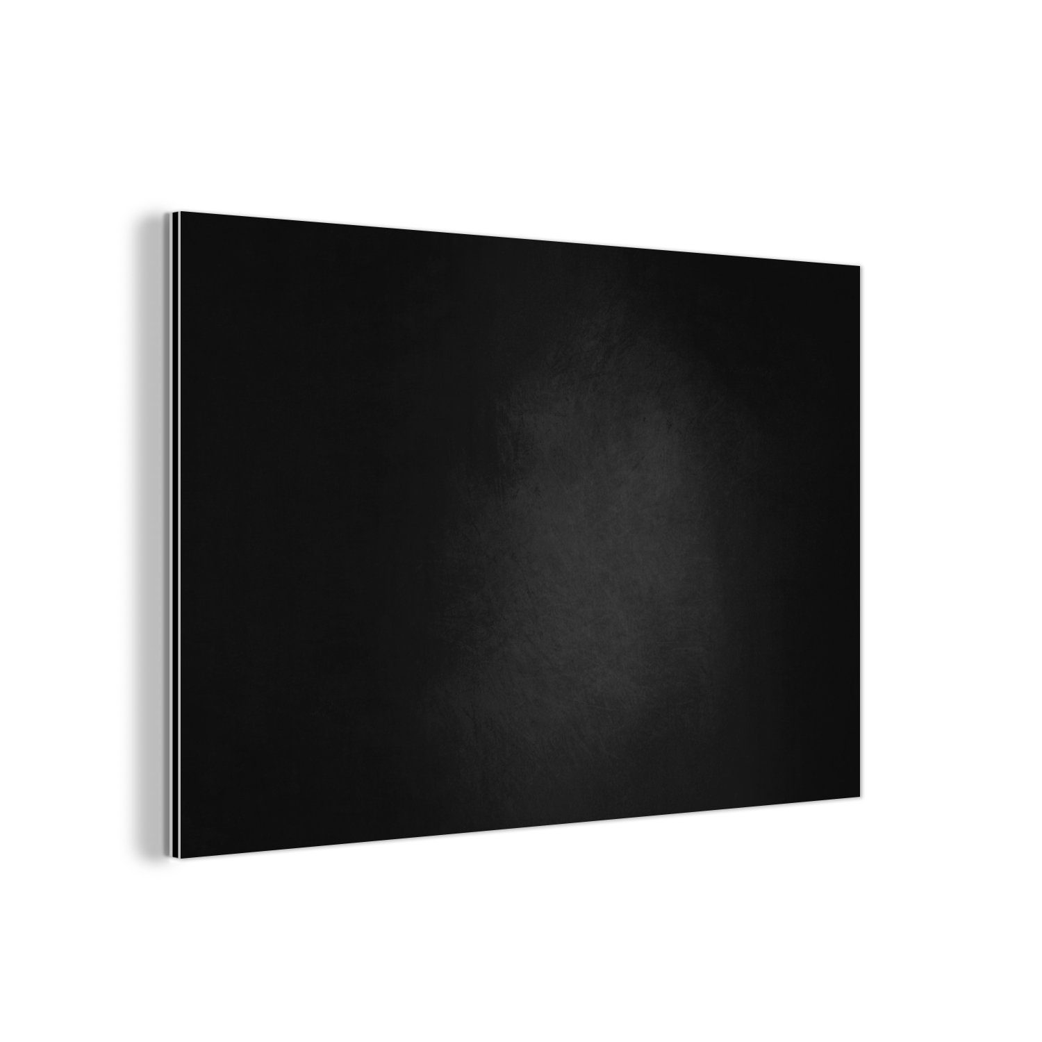 MuchoWow Metallbild Beton - Schwarz - günstig online kaufen