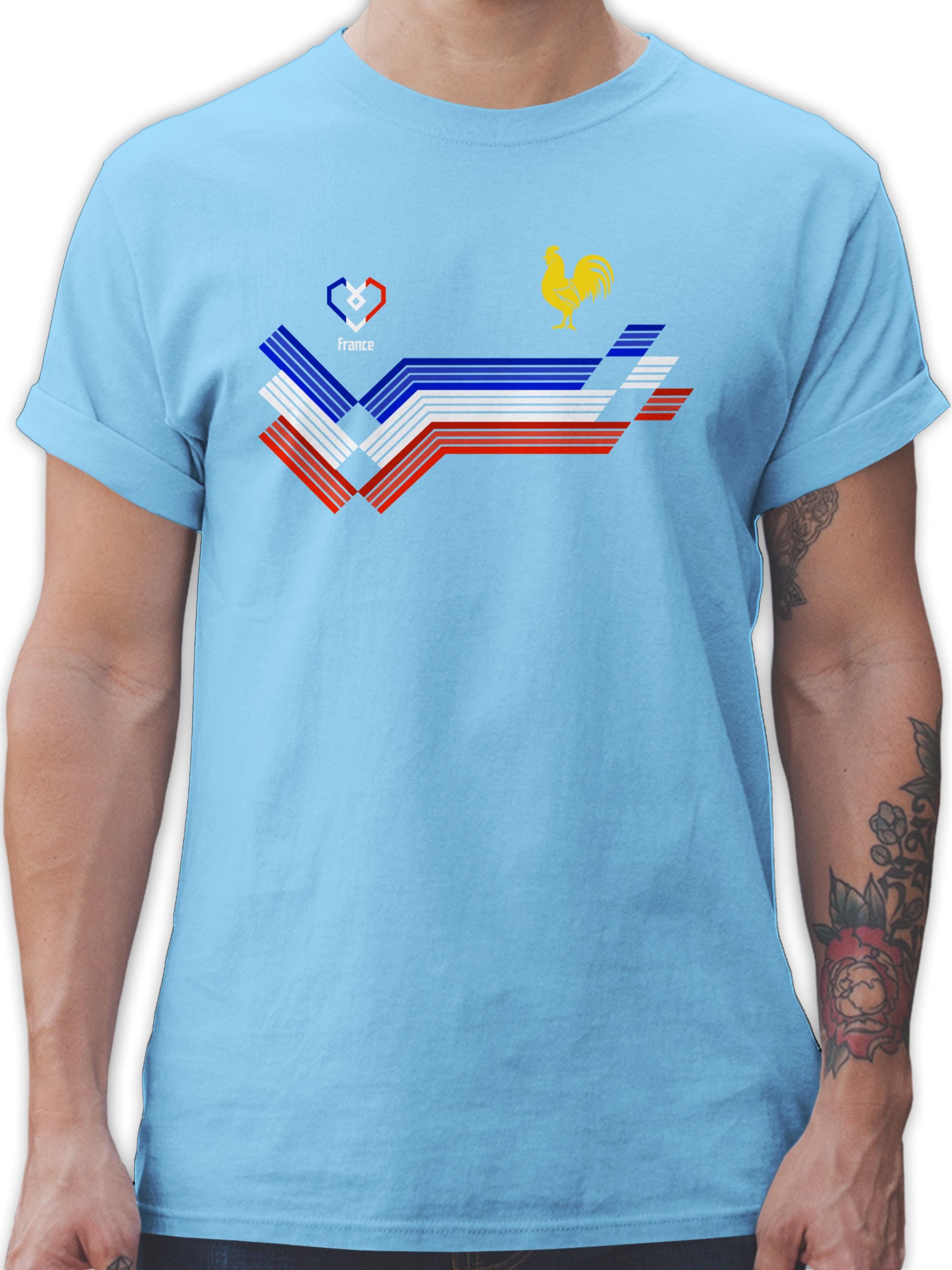 Shirtracer T-Shirt France Fanartikel EM, Frankreich günstig online kaufen