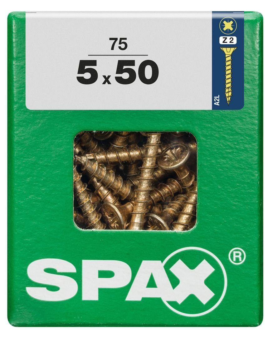 SPAX Holzbauschraube Spax Universalschrauben 50 5.0 x mm 2 75 - Stk. PZ