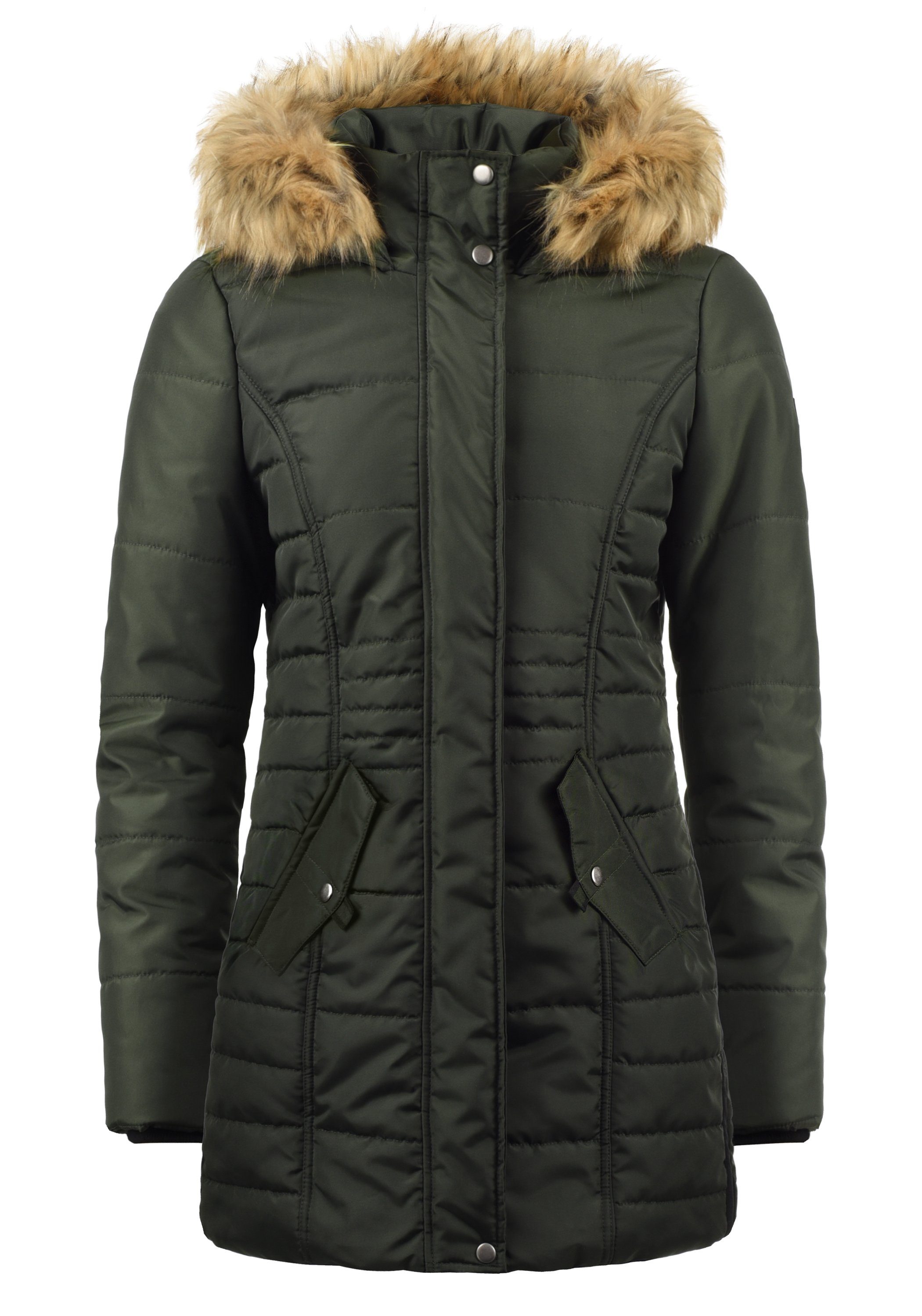 Vero Moda Parka Nadia Winterjacke mit abnehmbarem Kunstfellkragen