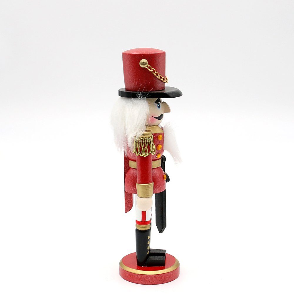 Dekohelden24 Nussknacker Nussknacker Soldat in rot klassisch, ca. 20 cm, (1-tlg)