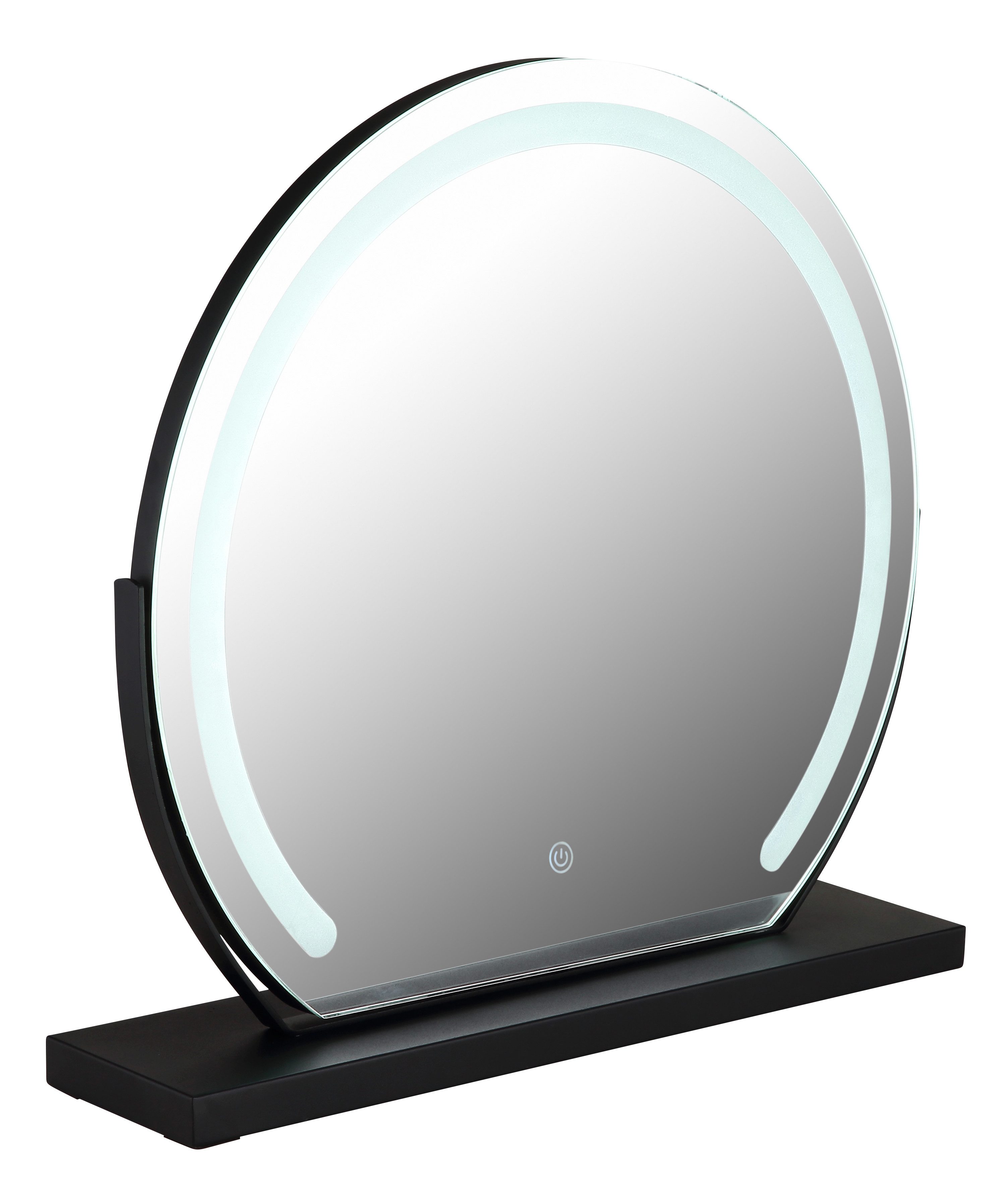 GLOBO LIGHTING LED Spiegelleuchte RIVAS, Dimmfunktion, Memoryfunktion, mehrere Helligkeitsstufen, LED fest integriert, Spiegel/Touch Ein/Aus/IP44/Touchdimmer/ LxBxH: 520x120x485mm
