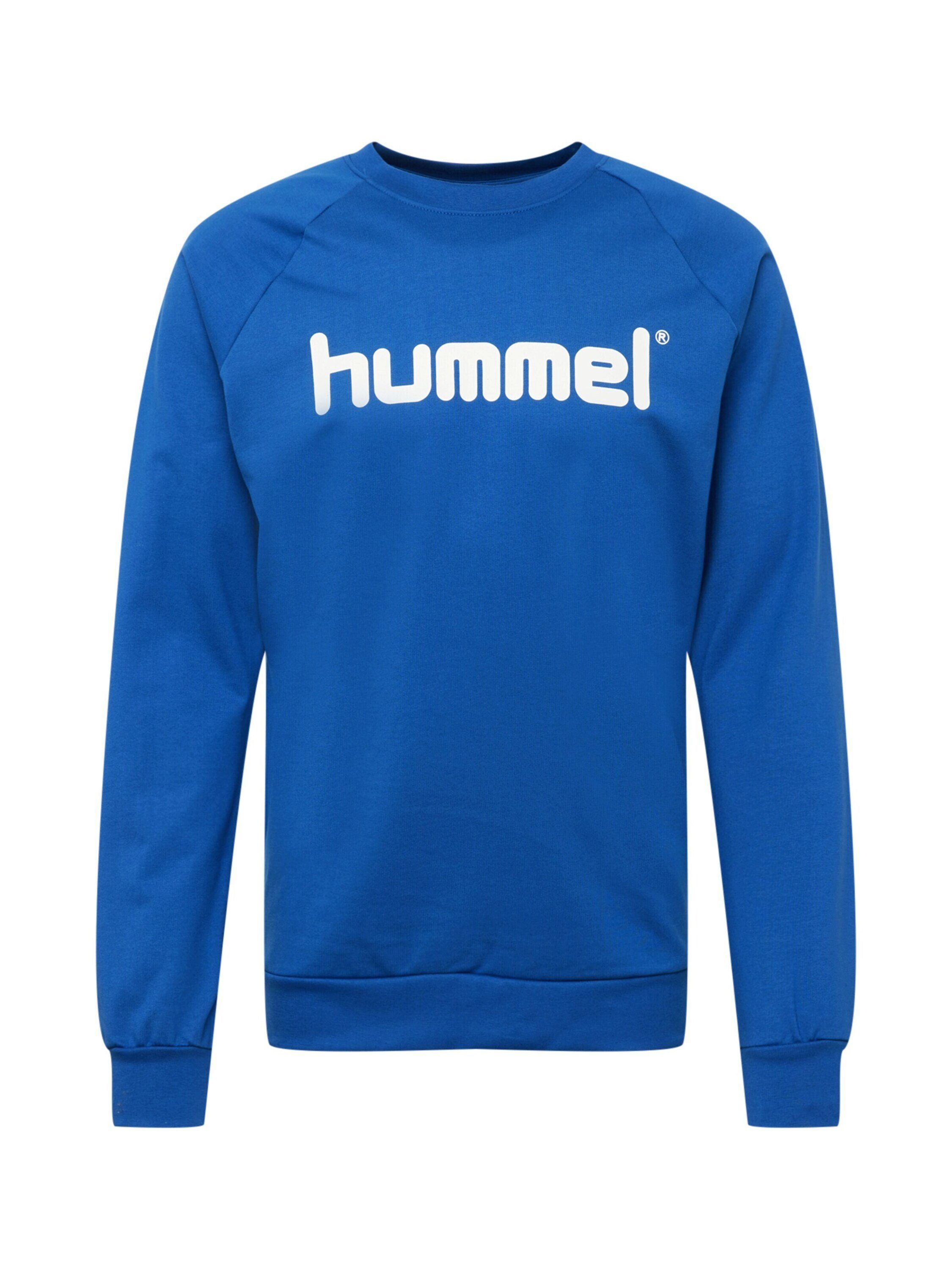 Blauweiss Sweatshirt (1-tlg) hummel