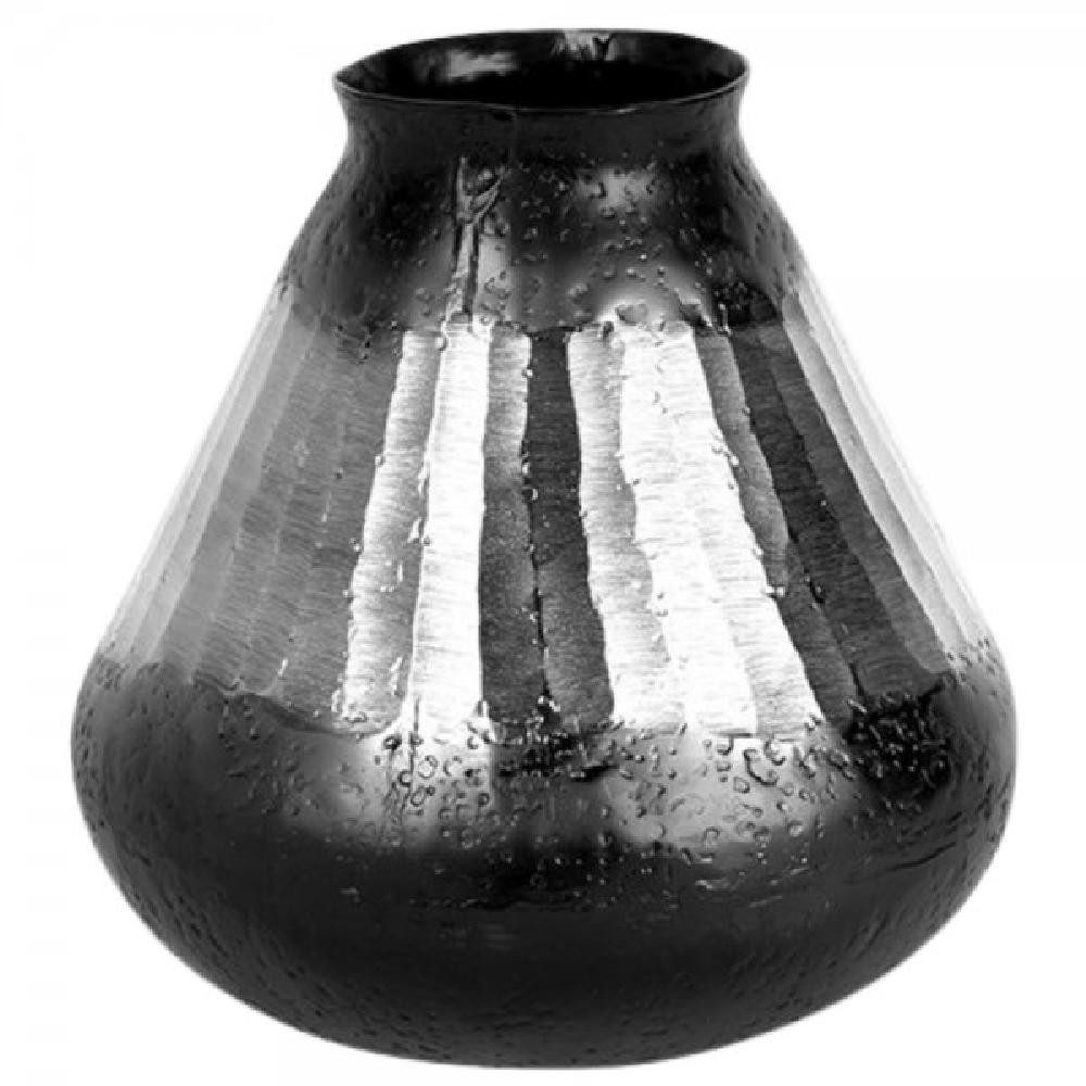 Lambert Dekovase Gefäß Riku Aluminium Silber Schwarz (26cm)