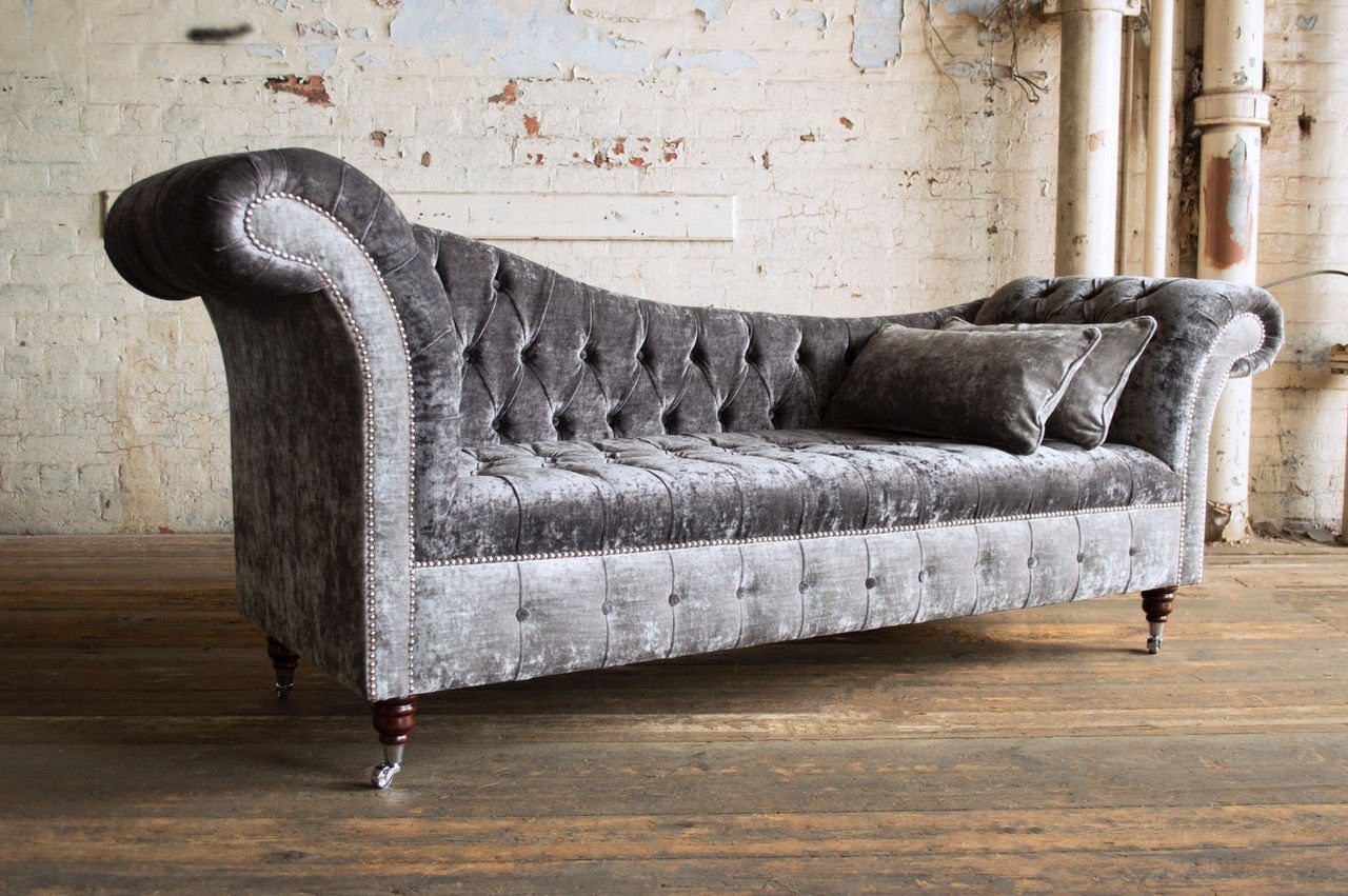 JVmoebel Chesterfield-Sofa, Design Sofa Chesterfield Luxus Klass Couch Polster Garnitur Leder