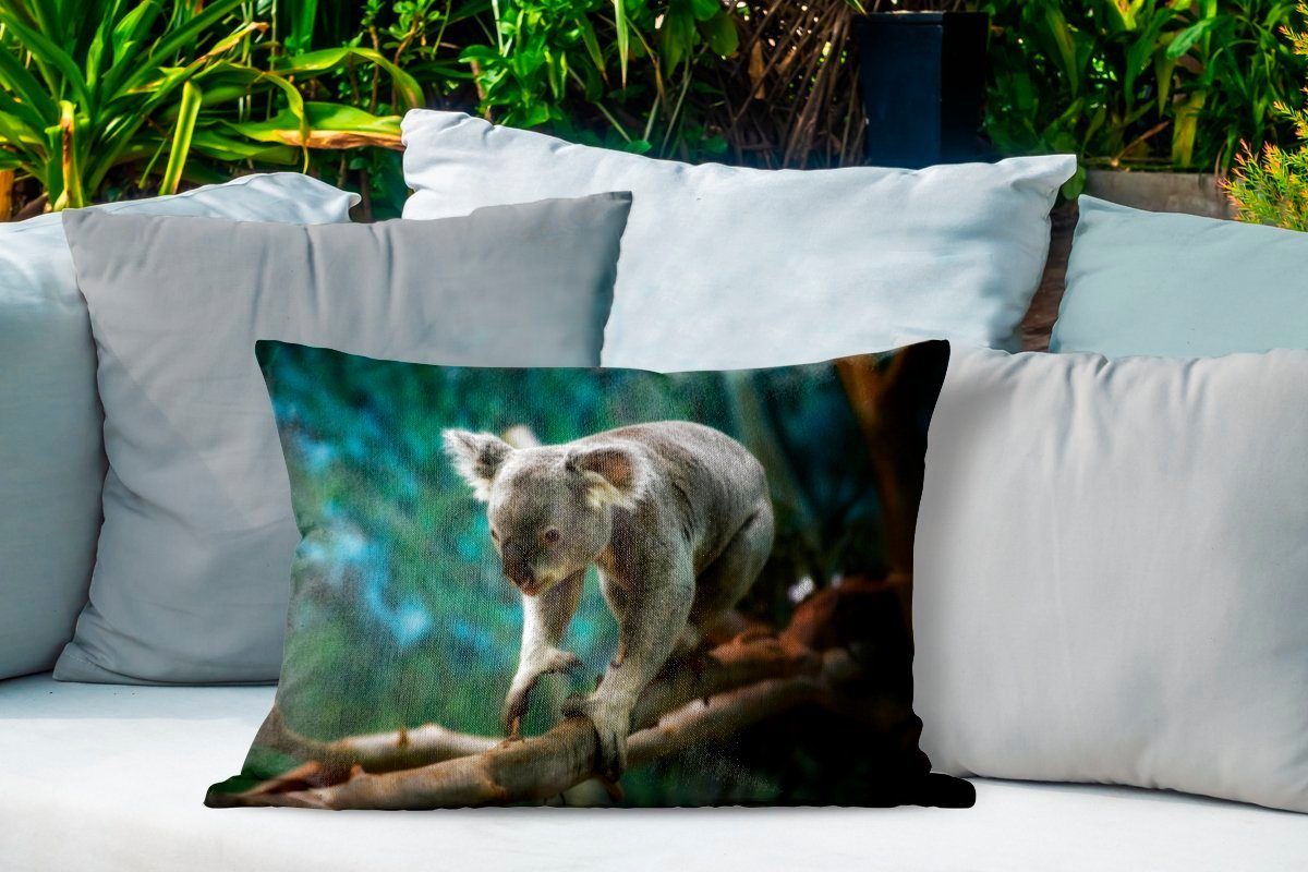MuchoWow Dekokissen Koala Kinder - Äste Mädchen, - Dekokissenbezug, Junge - Baum - Kissenhülle Polyester, Outdoor-Dekorationskissen, 