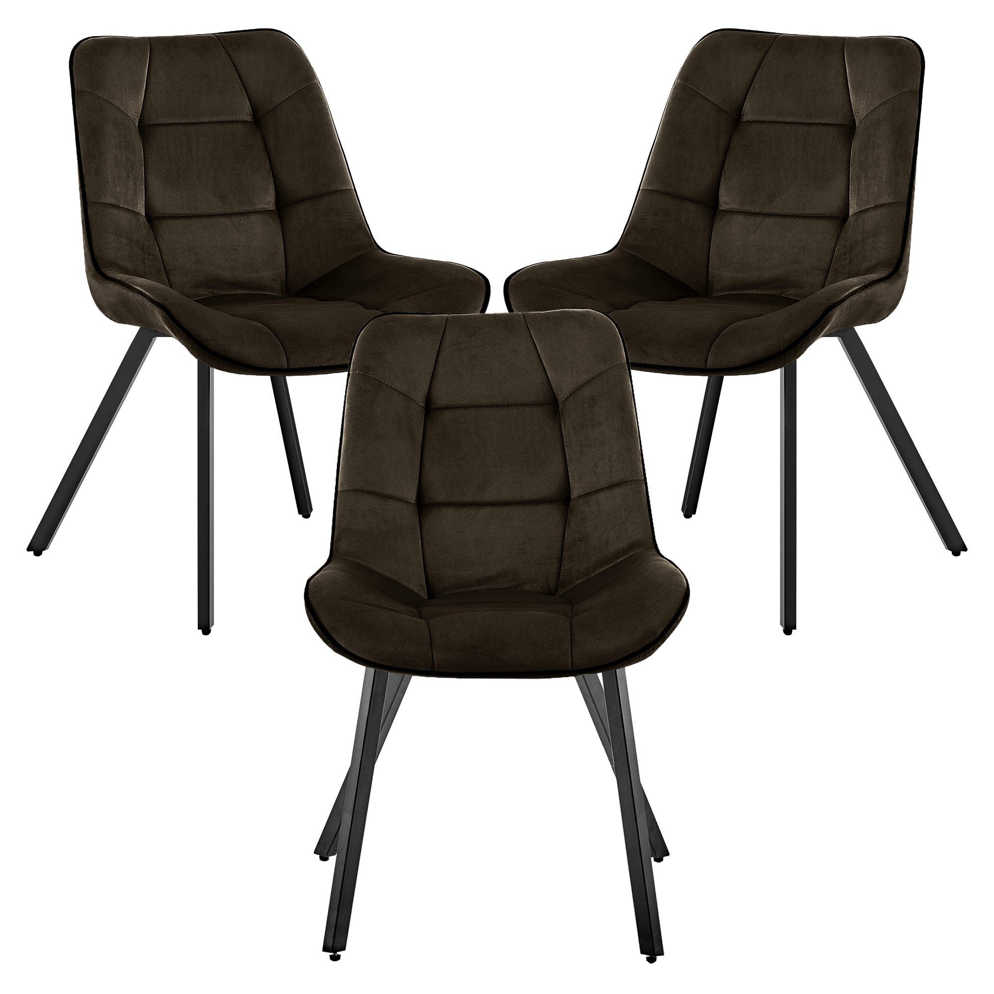 TRISENS Polsterstuhl Iris (Set, 3 St), günstig online kaufen