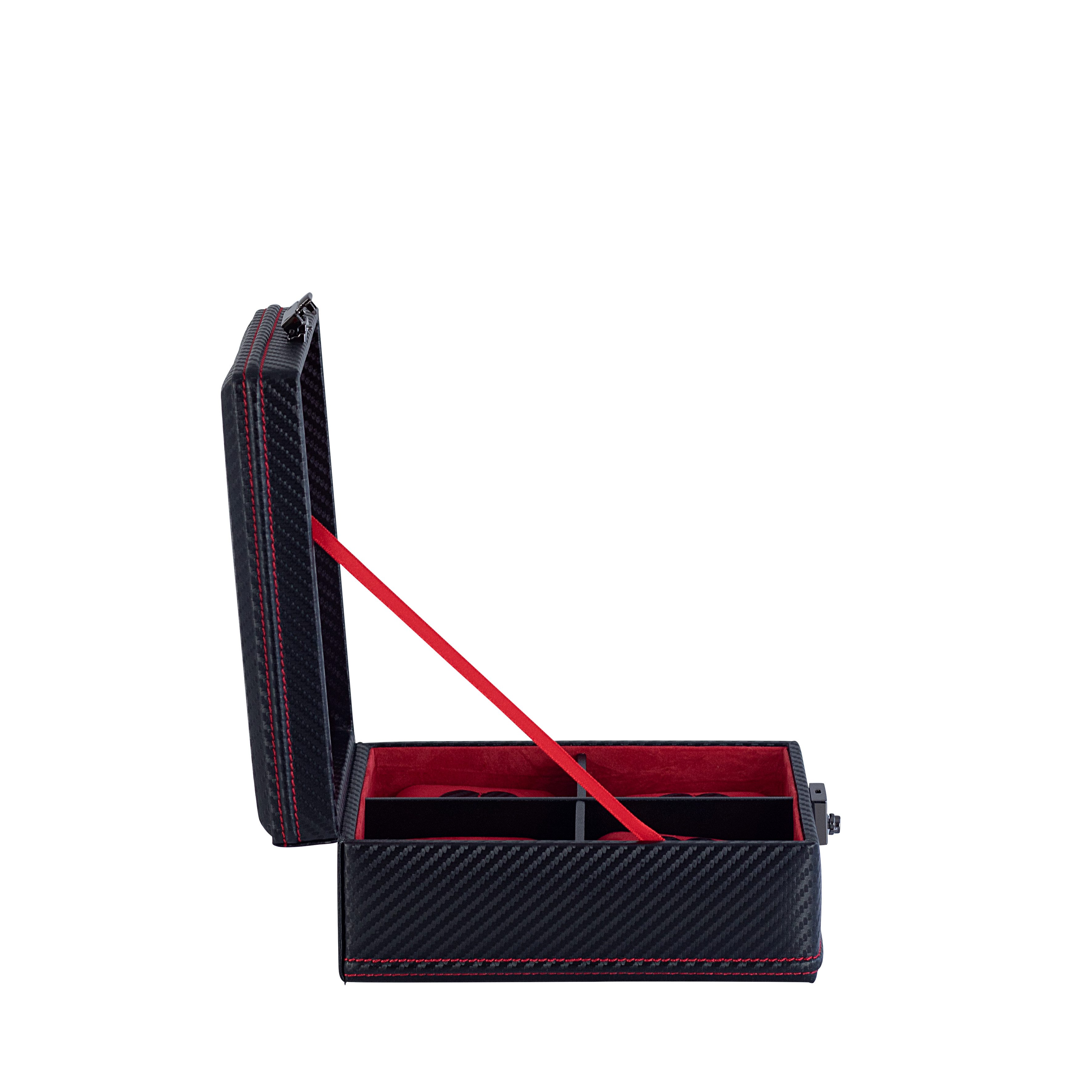 Friedrich23 Uhrenbox Carbon für 4 Uhren