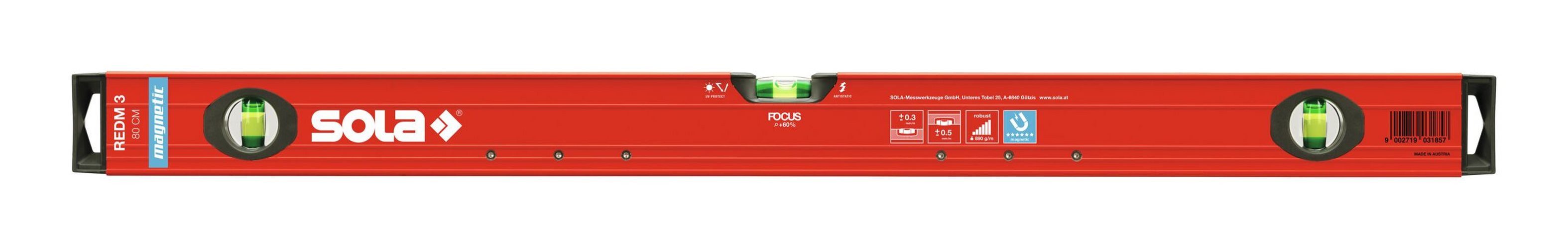 SOLA Wasserwaage, Magnet LM Big REDM günstig online kaufen
