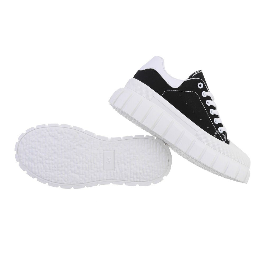 Ital-Design Damen Low-Top Freizeit Sneaker (82285714) Keilabsatz/Wedge Snea günstig online kaufen